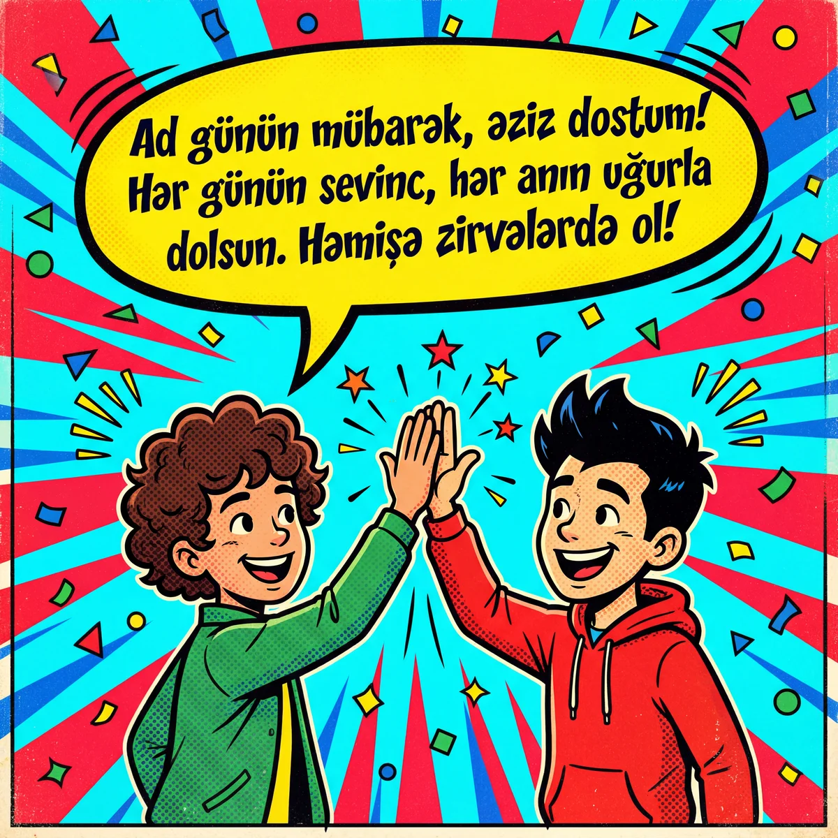 Ən yaxşı dostum üçün ad günü təbriki