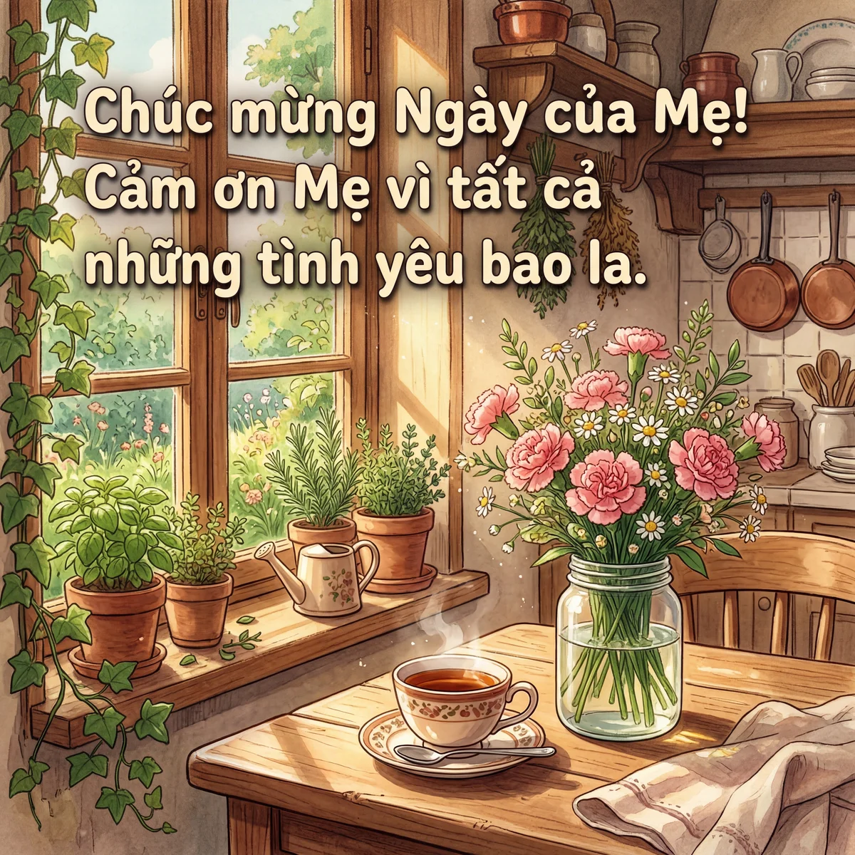 Lời chúc mừng Ngày của Mẹ ấm áp