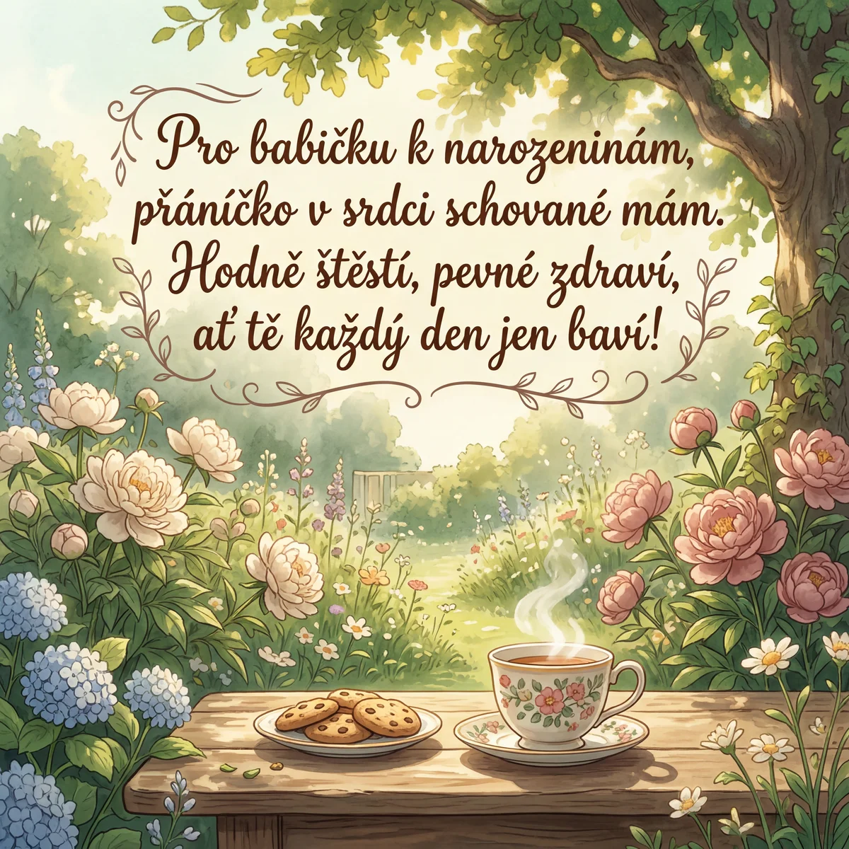 Všechno nejlepší k narozeninám, babičko!