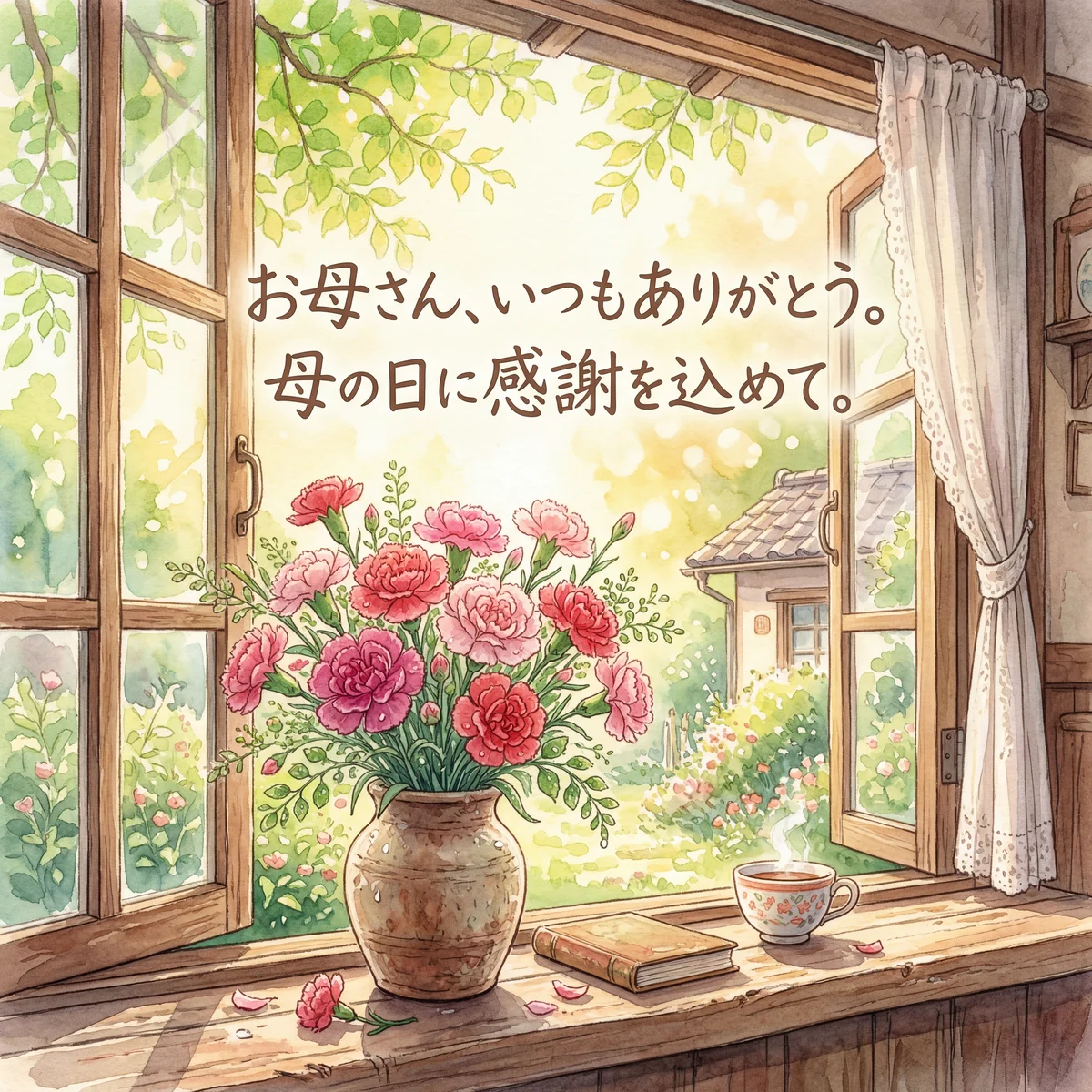 お母さん、いつもありがとう。母の日に感謝を込めて。