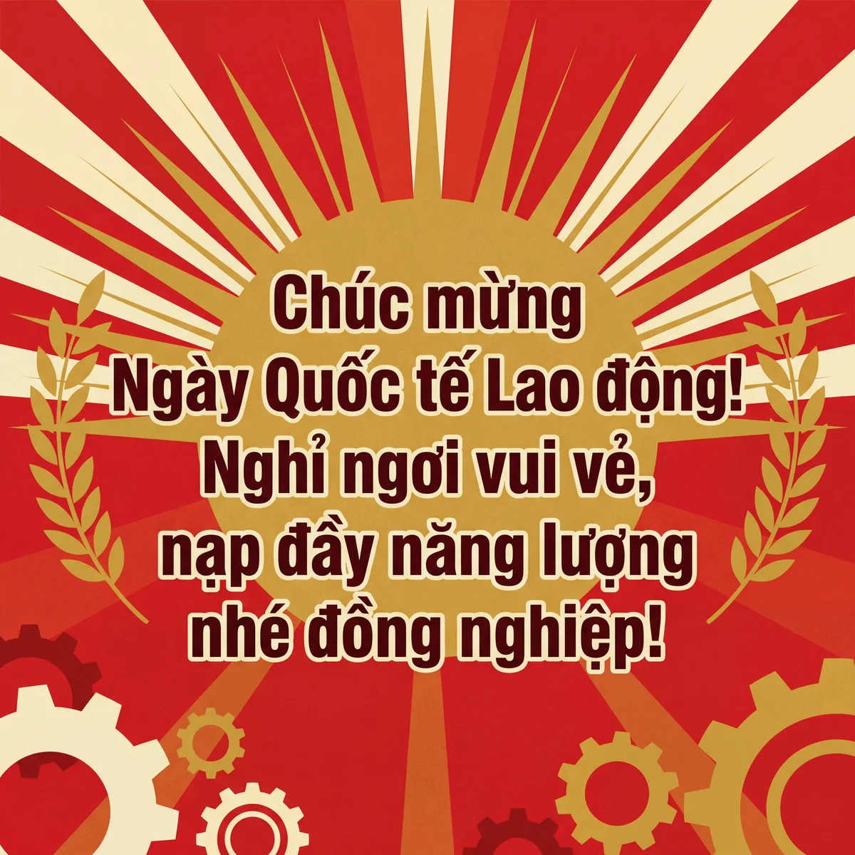 Lời chúc mừng Ngày Quốc tế Lao động cho đồng nghiệp