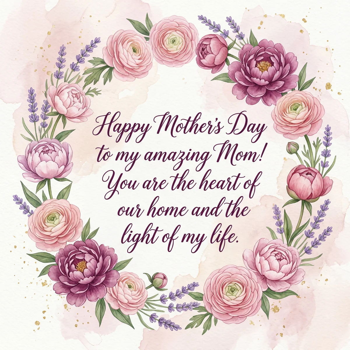 Mother's Day card for my amazing mom