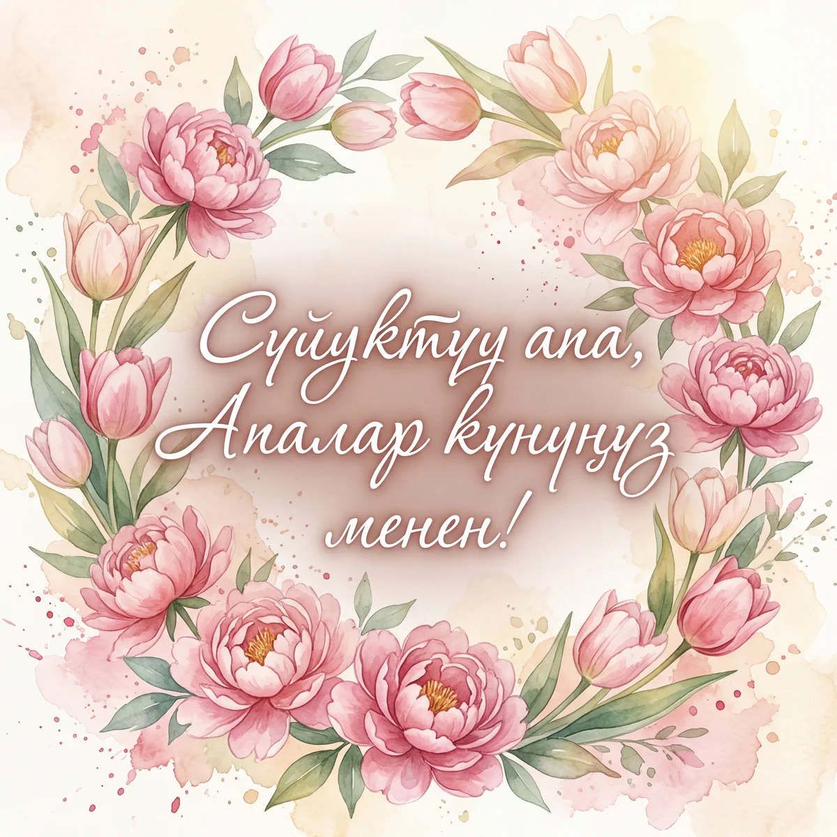 Сүйүктүү апа, Апалар күнүңүз менен!