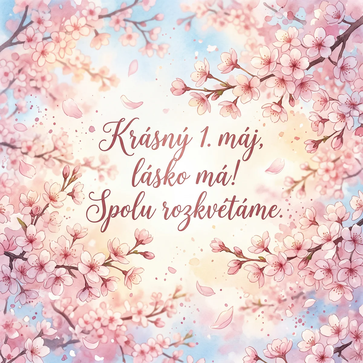 Přání k 1. máji pro lásku