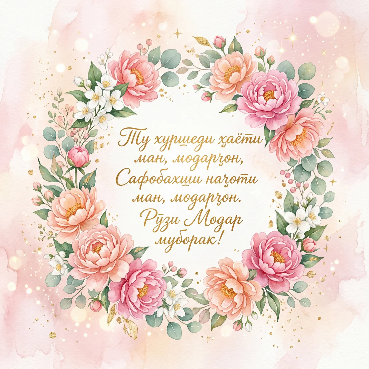 Табрикоти Рӯзи Модар барои модари азиз