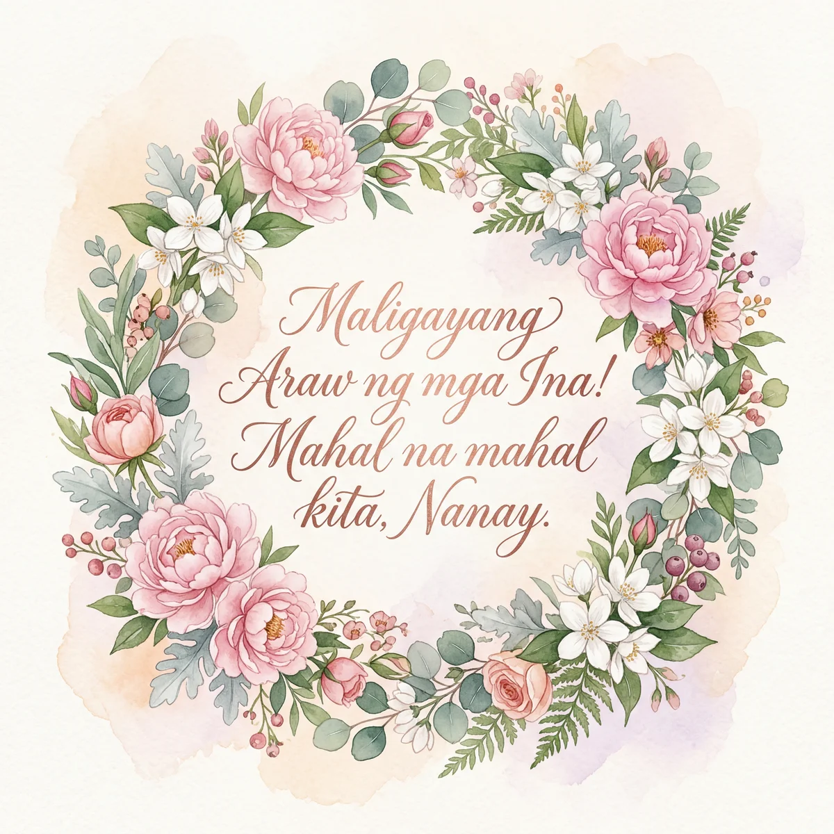 pagbati para sa pinakamamahal na nanay sa Araw ng mga Ina