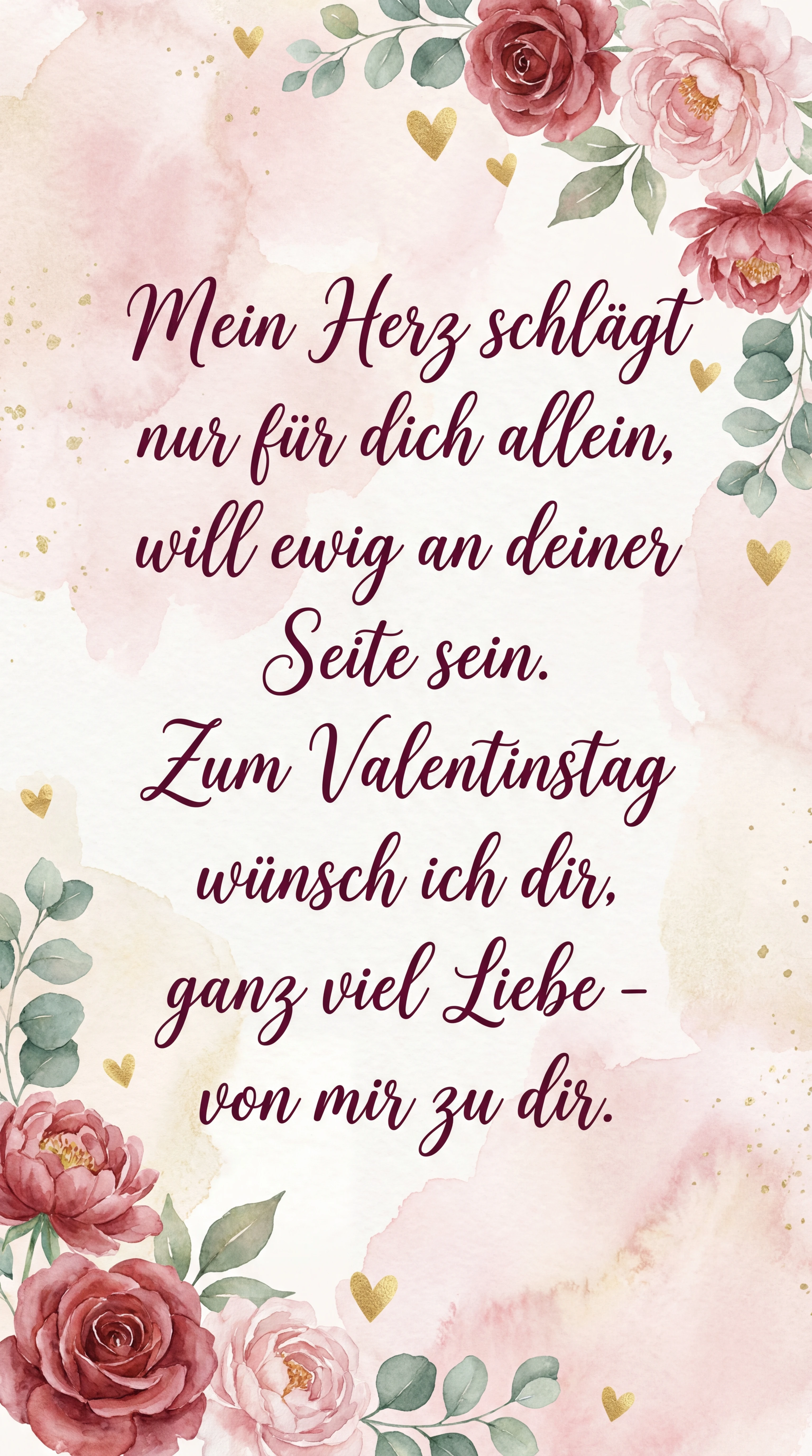 Valentinstagskarte für meinen Schatz