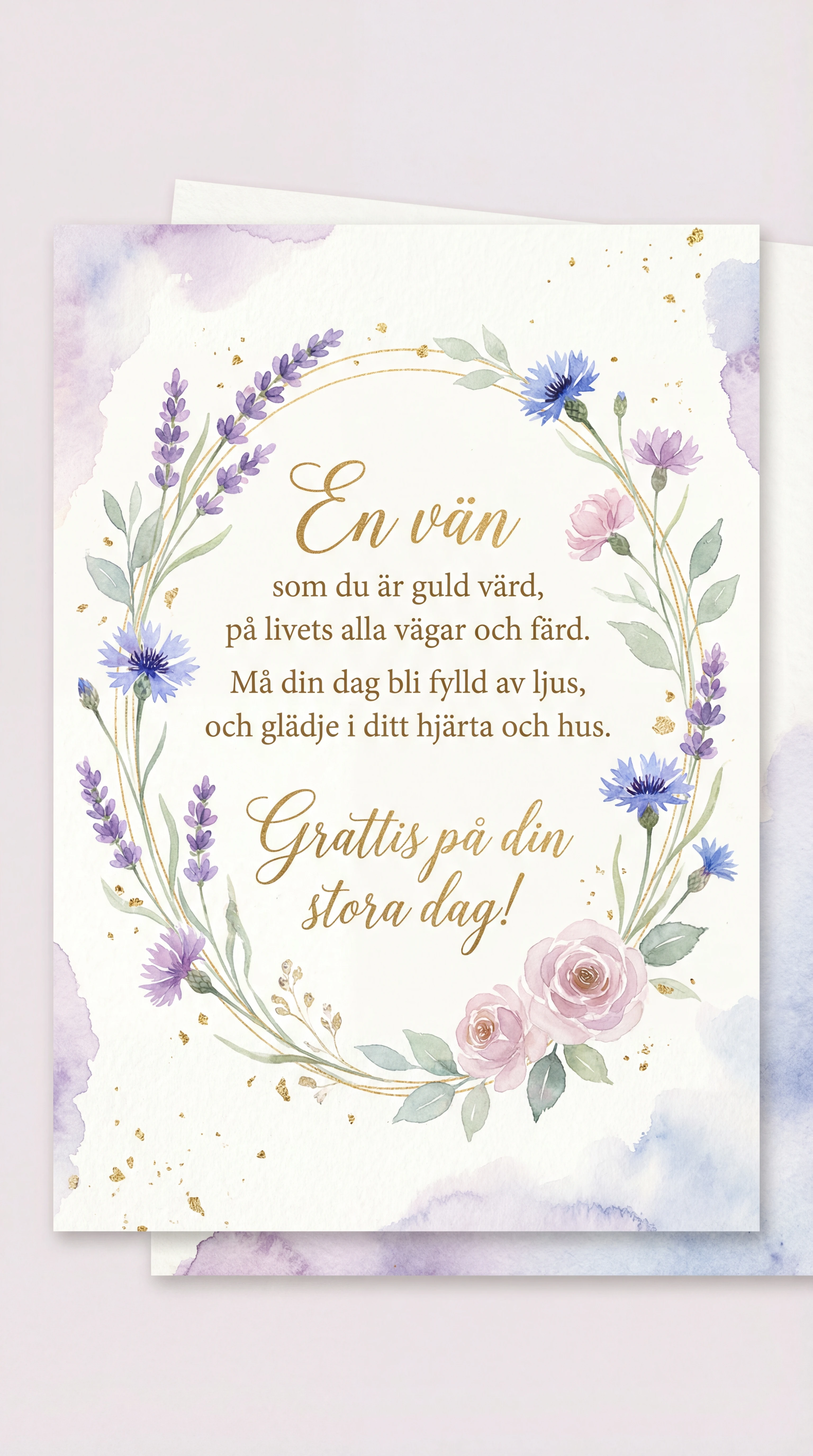grattis på födelsedagen text till en vän