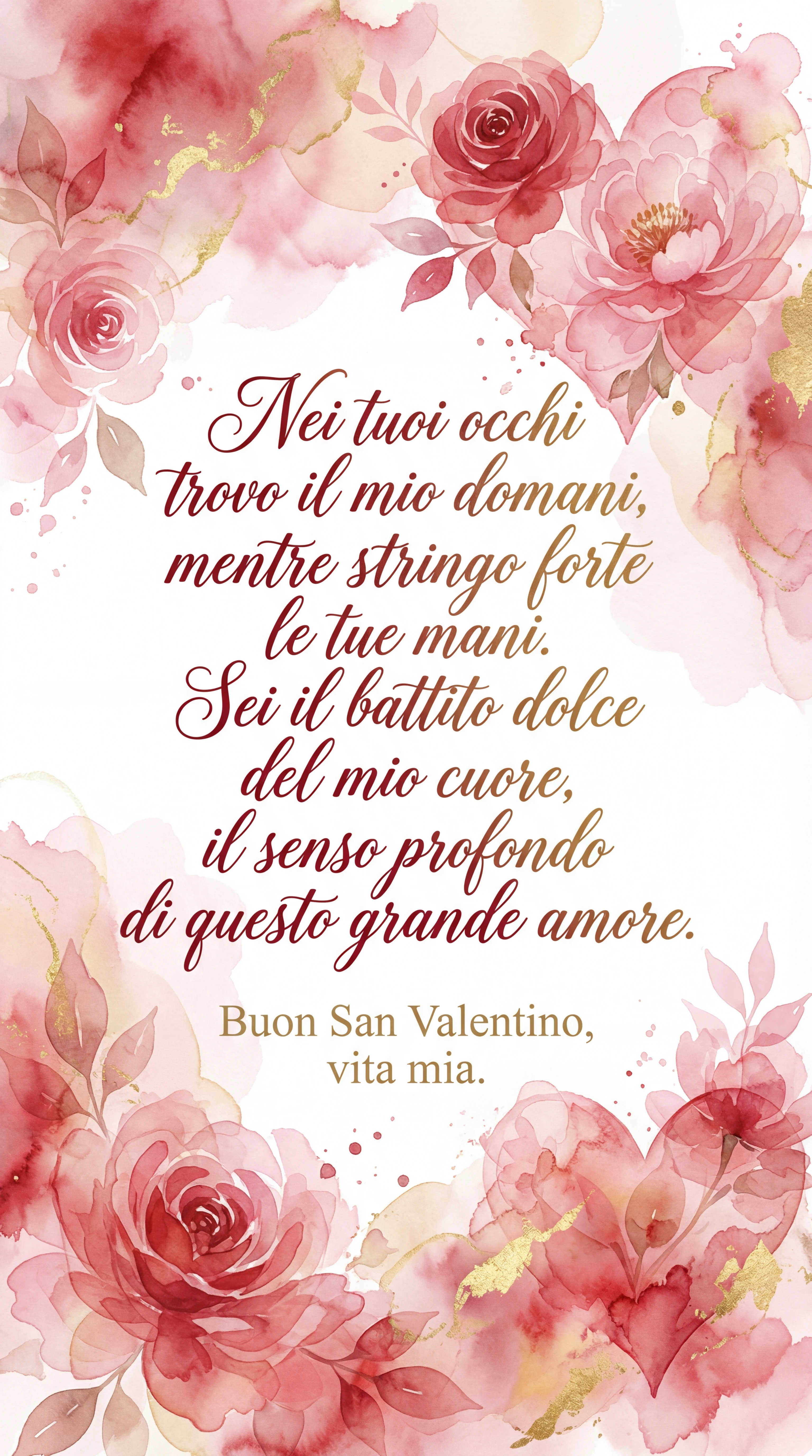 Messaggio per San Valentino alla persona amata