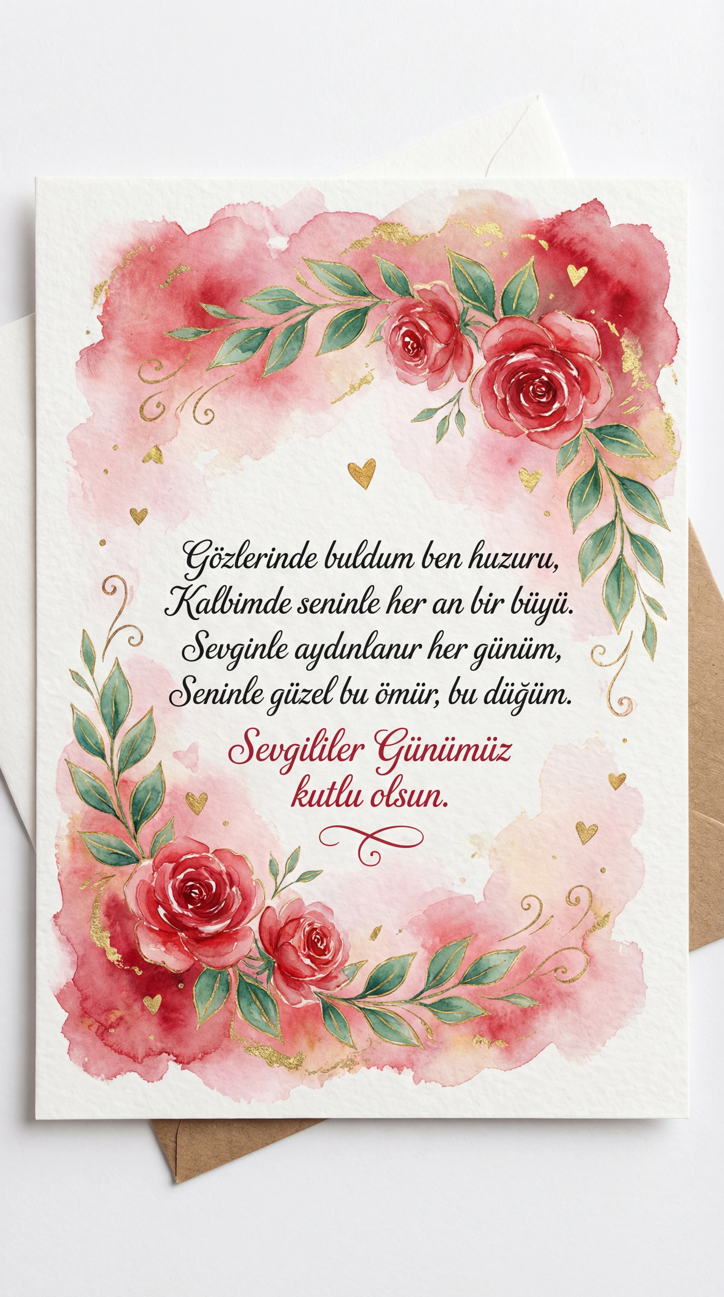 Sevgililer Günü kutlama mesajı