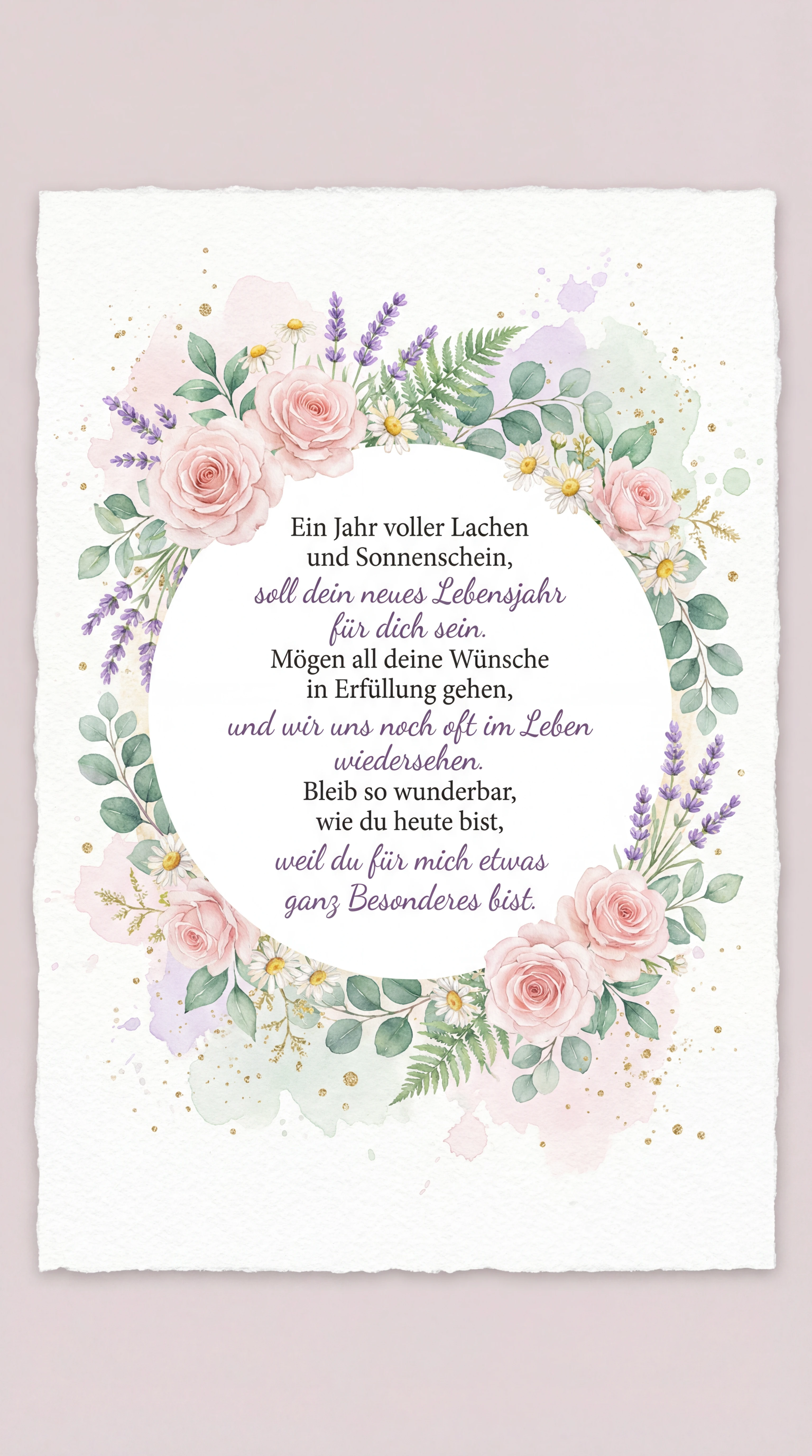 Geburtstagsglückwünsche für eine Freundin