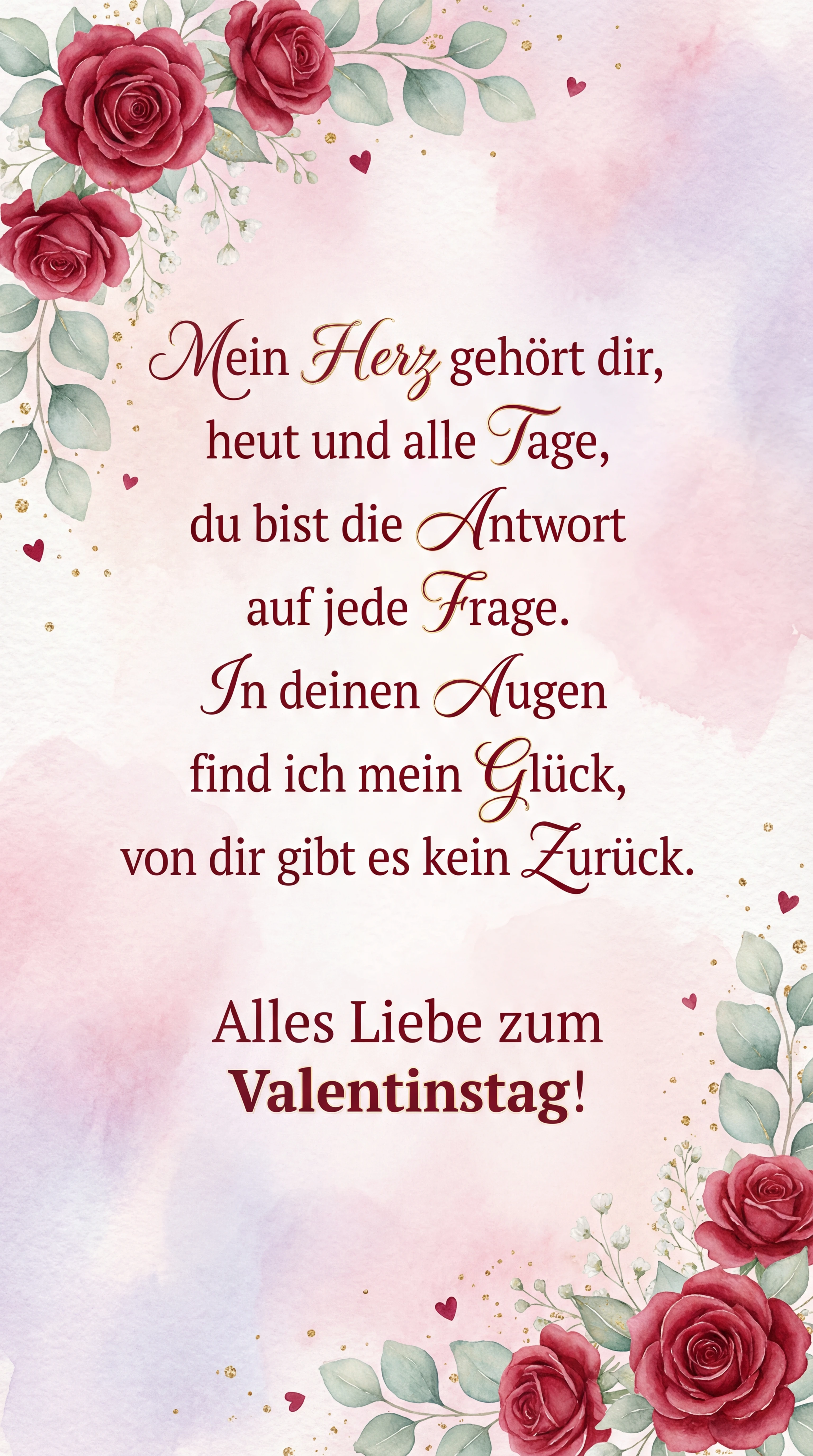 Text für Valentinstag an meine Liebste
