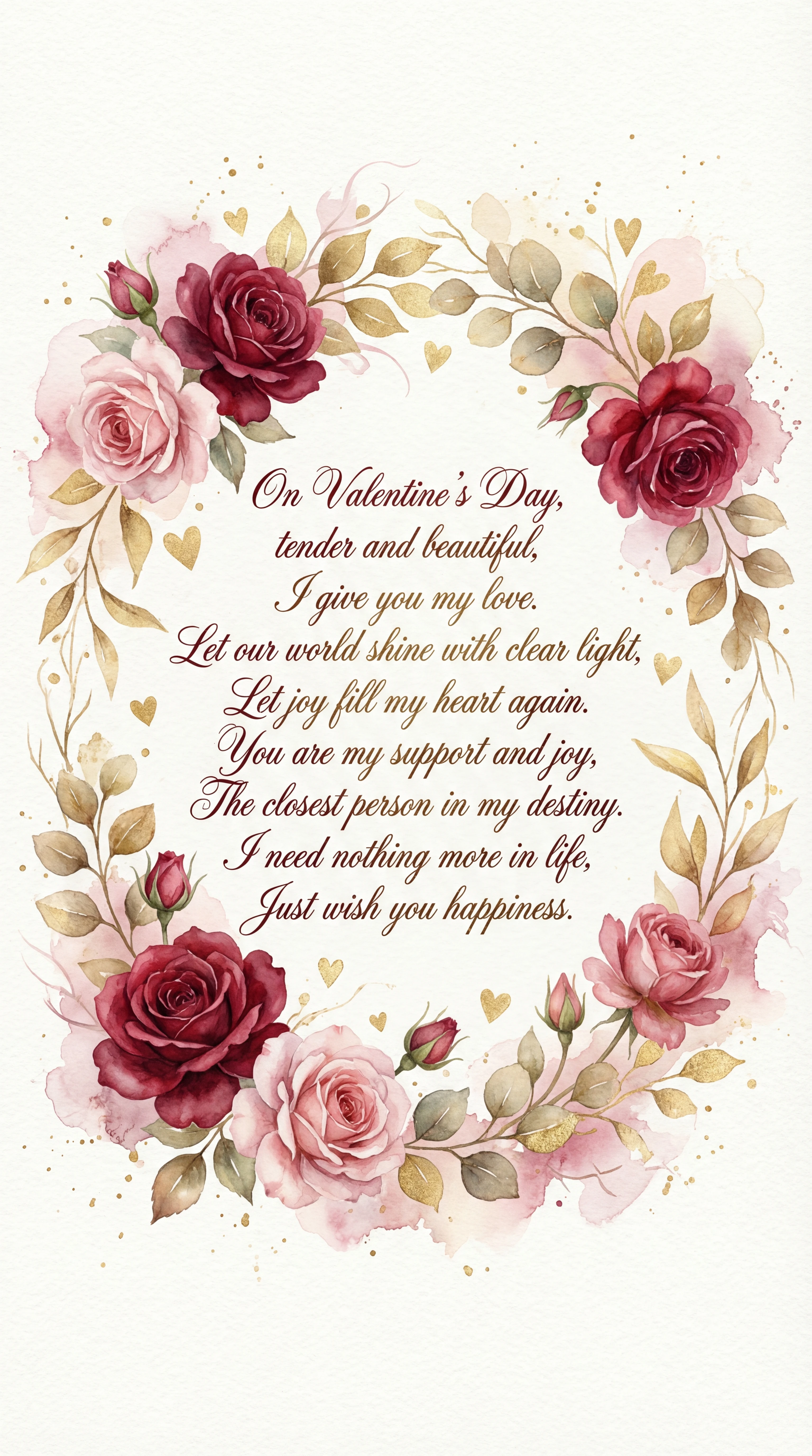 поздравление с Днем святого Валентина любимому