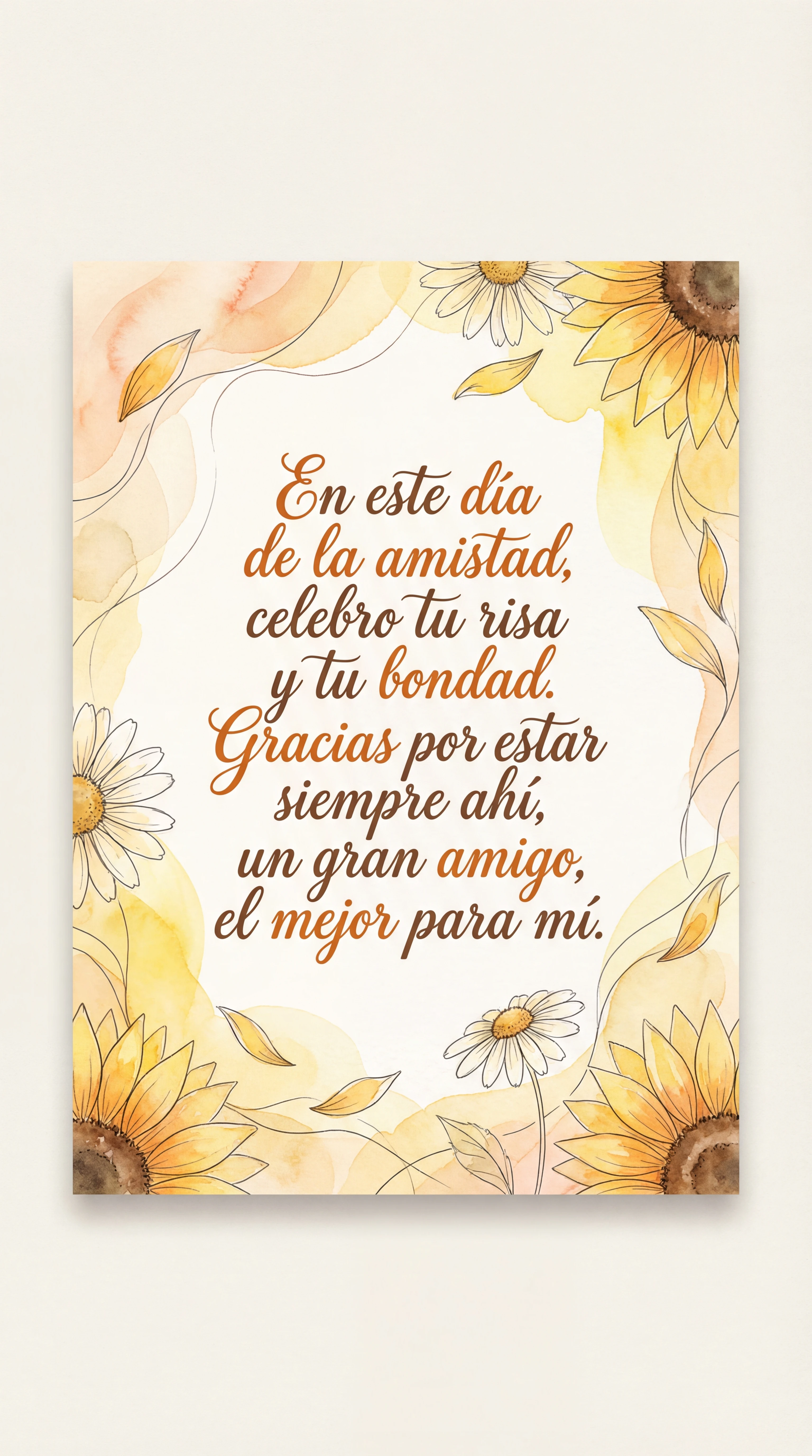 Texto corto para tarjeta de San Valentín para un amigo