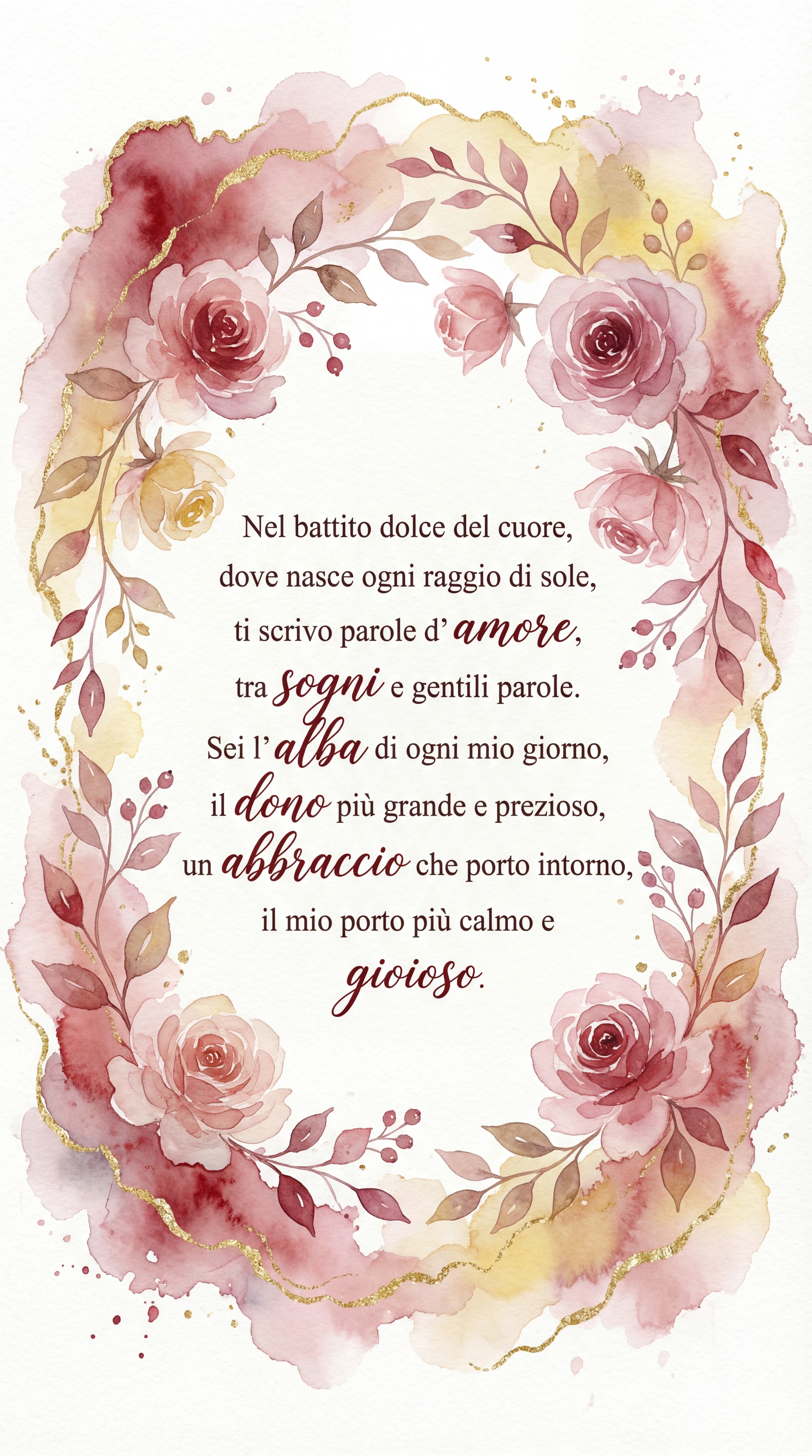Auguri di San Valentino per il mio amore