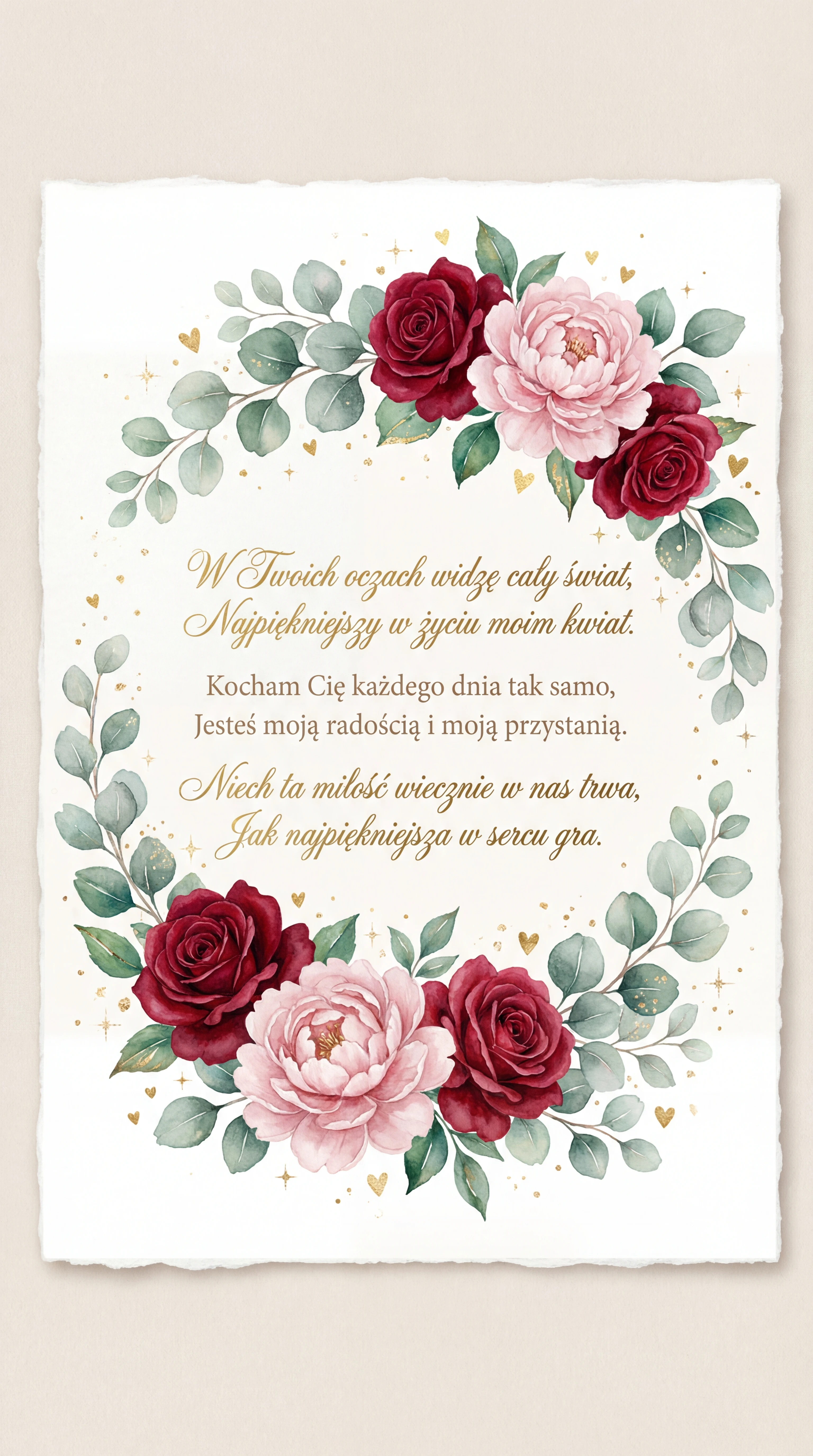 kartka walentynkowa dla ukochanej