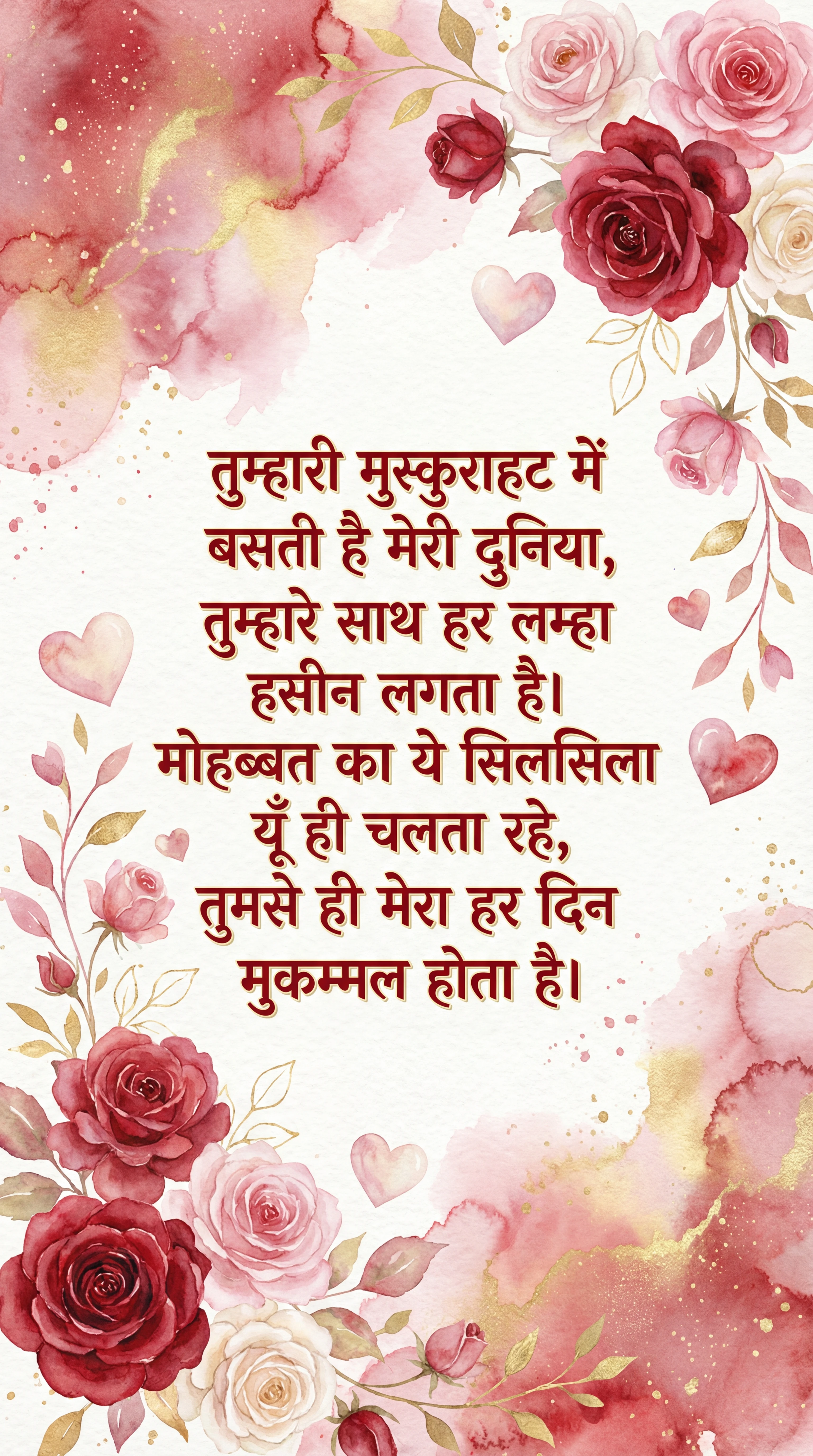 वैलेंटाइन डे के लिए दिल छू लेने वाला संदेश