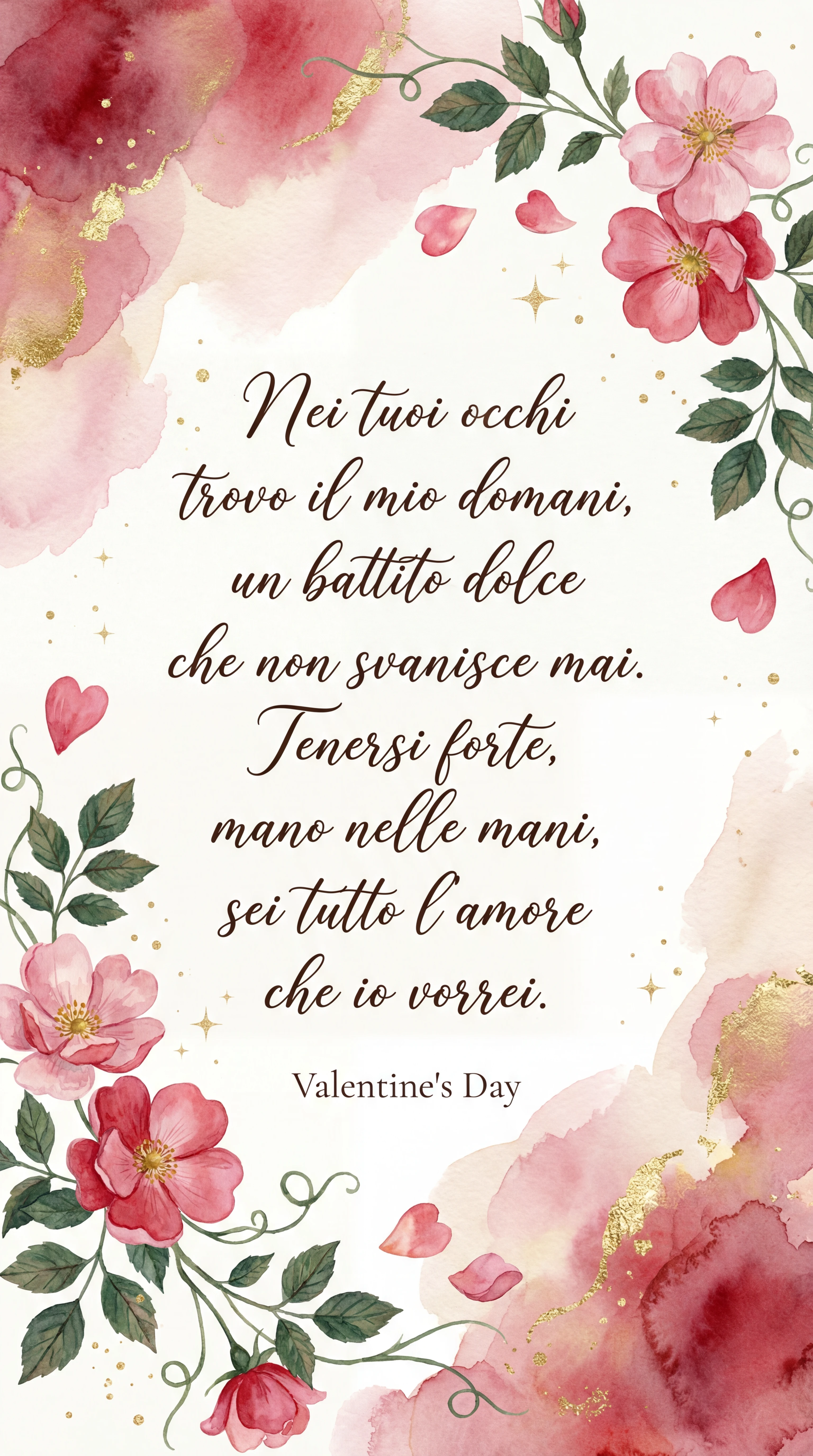 Messaggio d'amore per San Valentino
