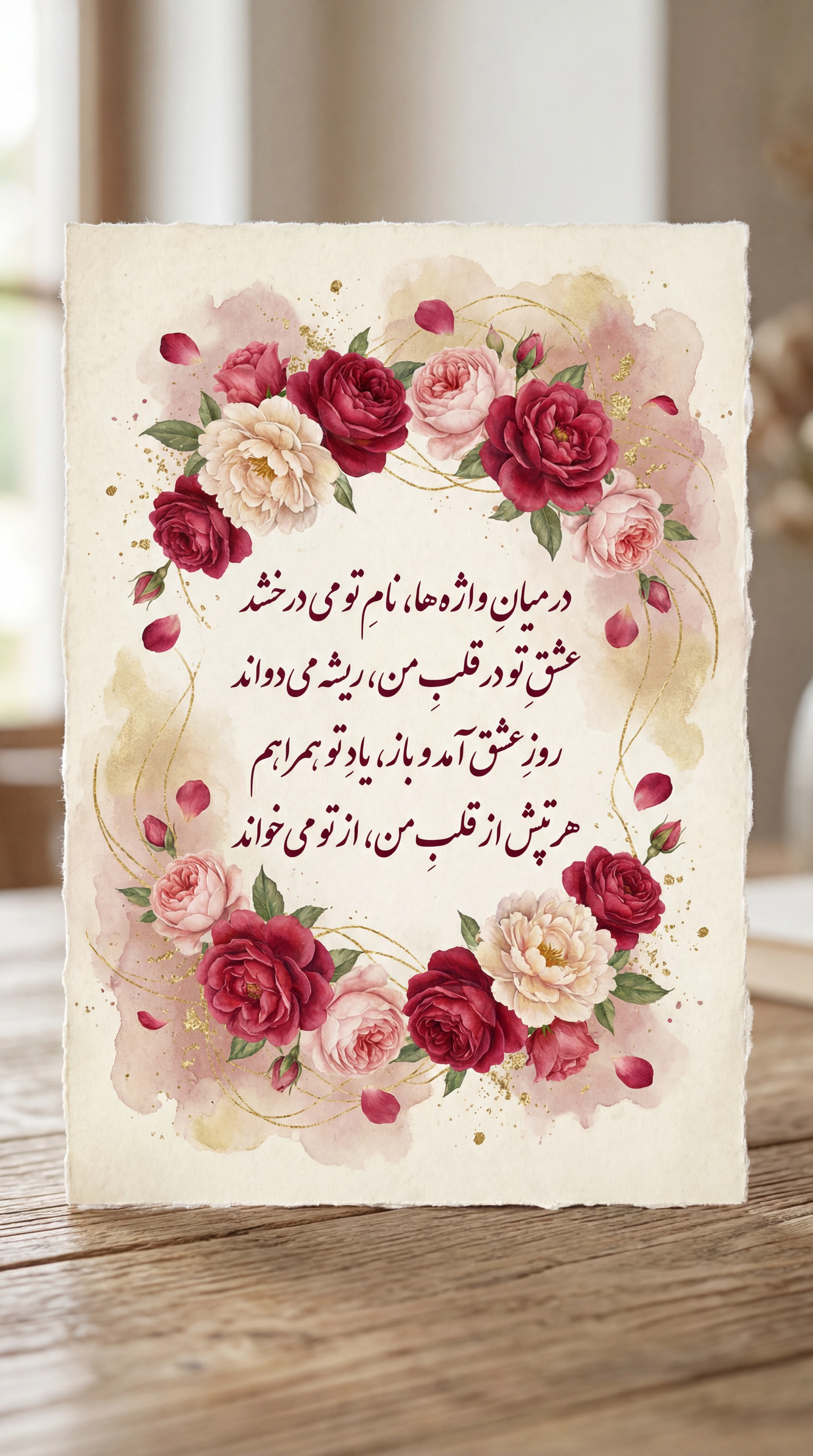 کارت تبریک روز ولنتاین برای عشقم