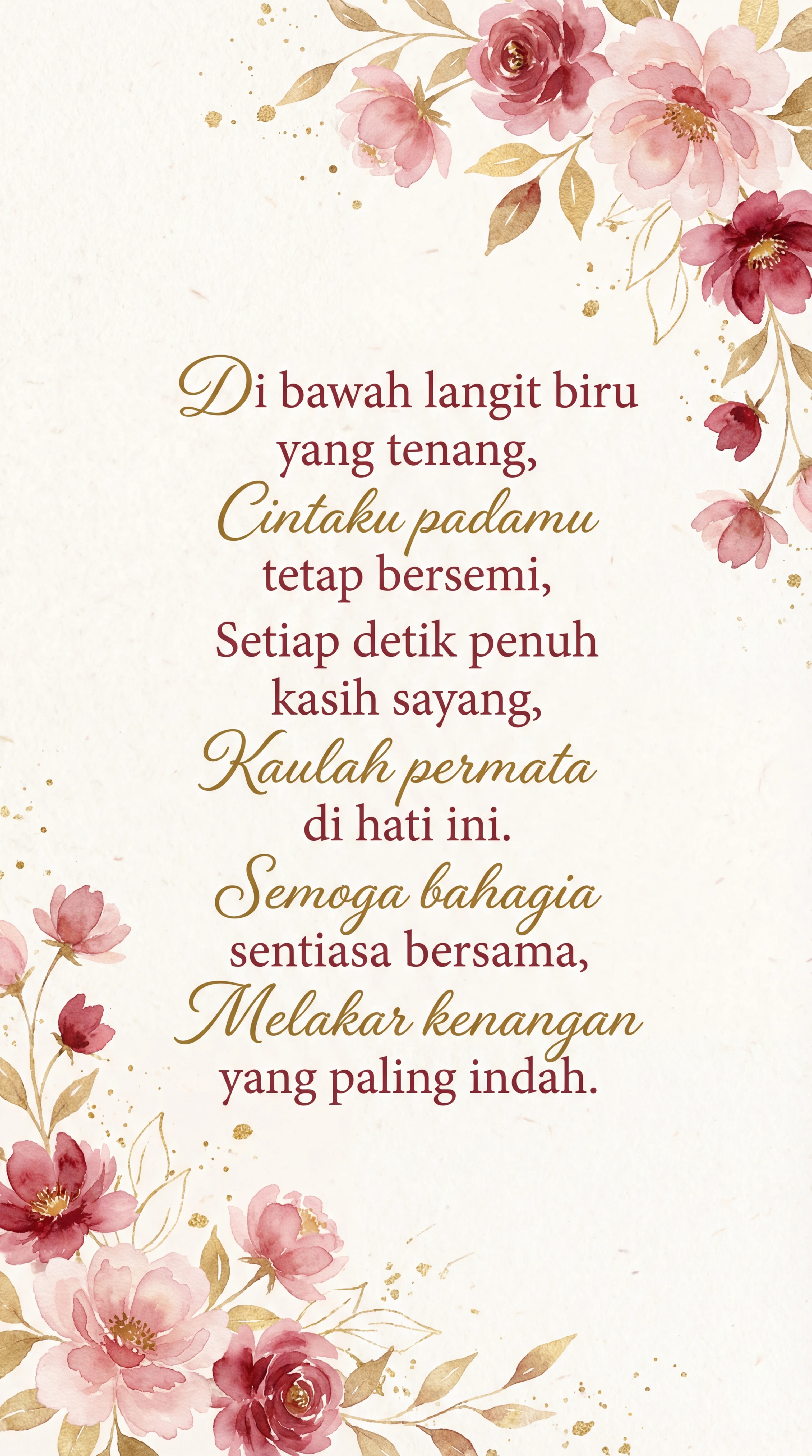 ucapan hari kekasih untuk orang tersayang