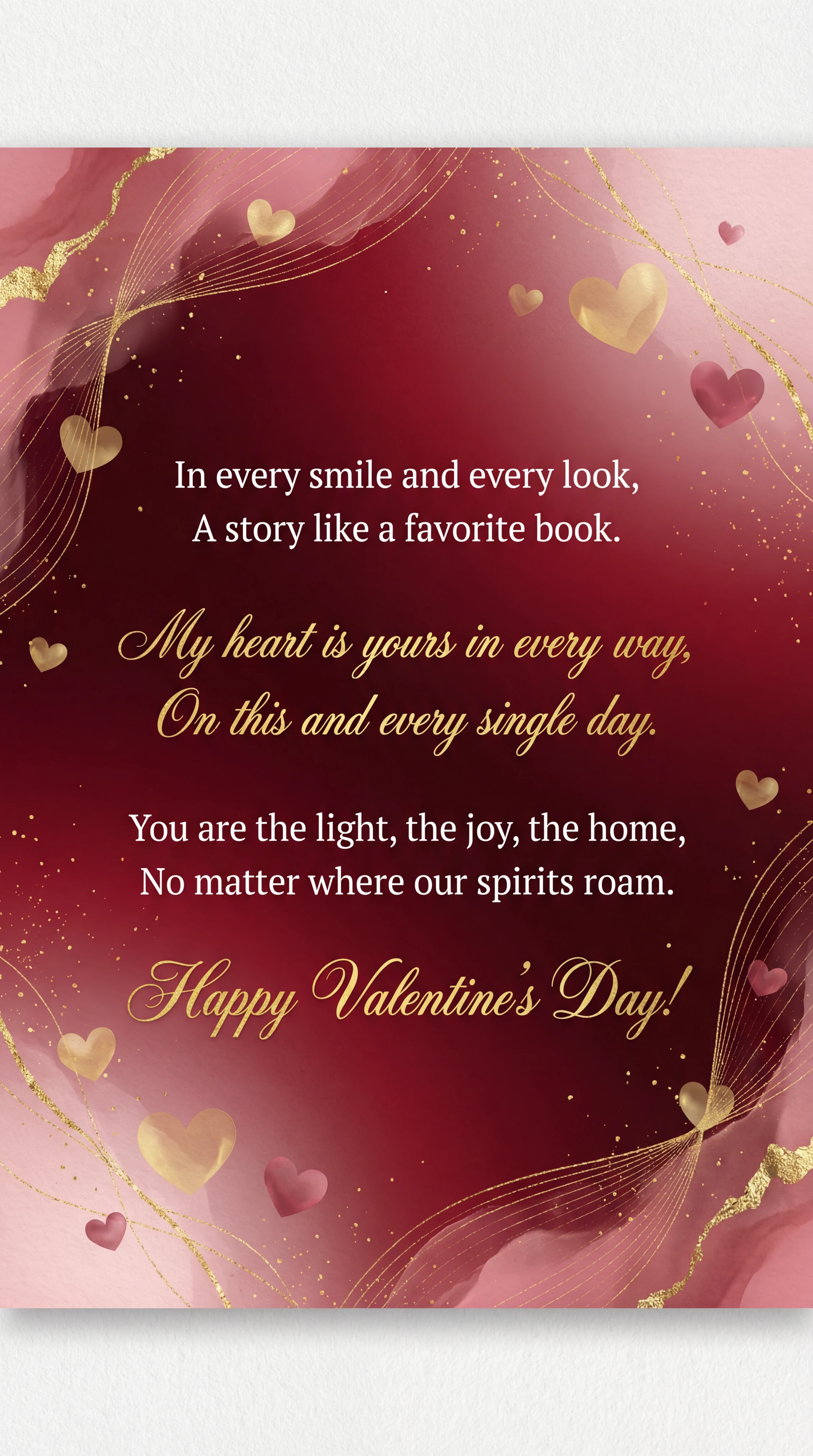 Valentine's Day card message for my boyfriend