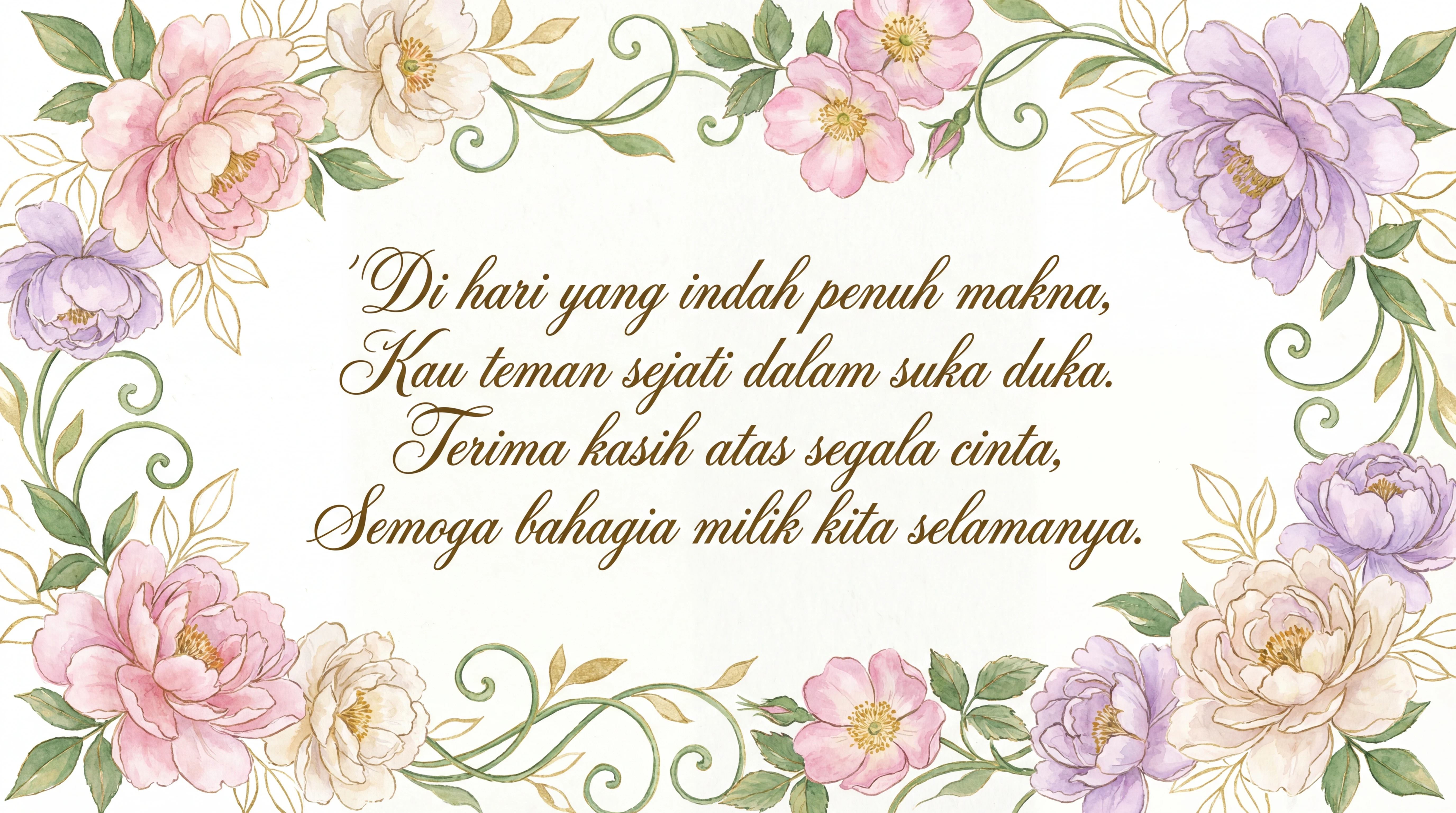 Ucapan Hari Kekasih untuk teman istimewa