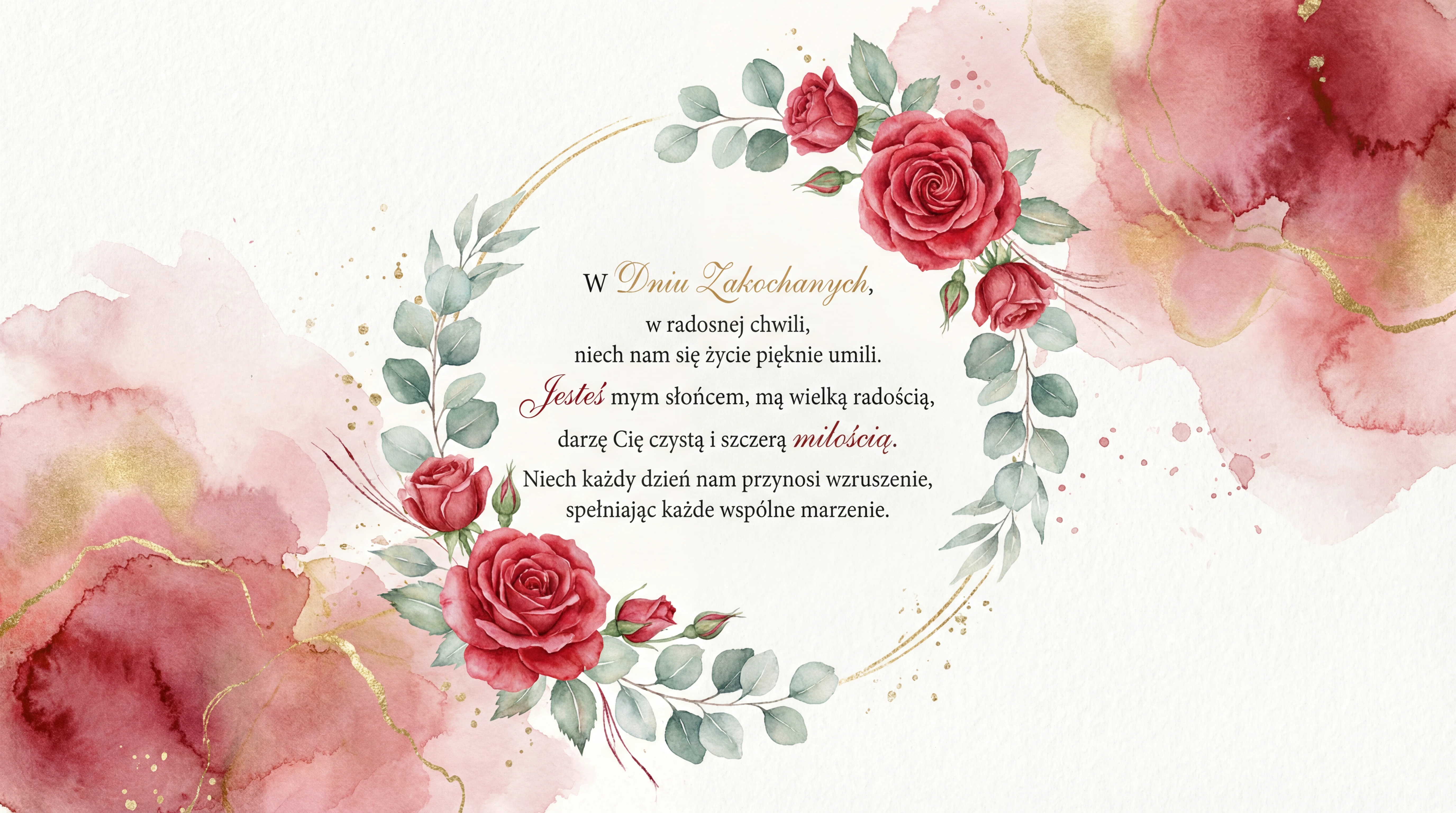 życzenia na Walentynki dla ukochanej osoby