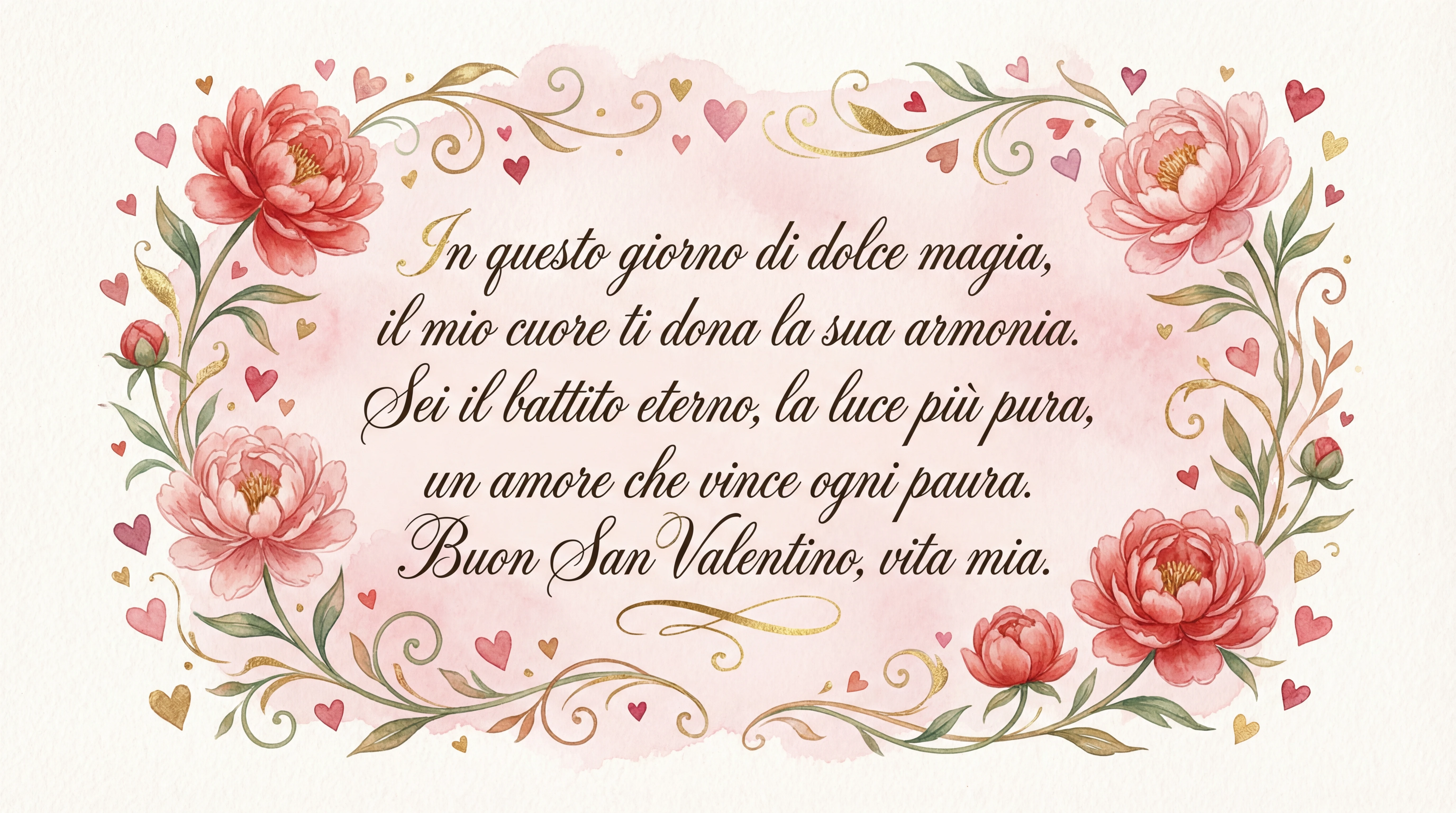 Auguri di San Valentino per il mio amore