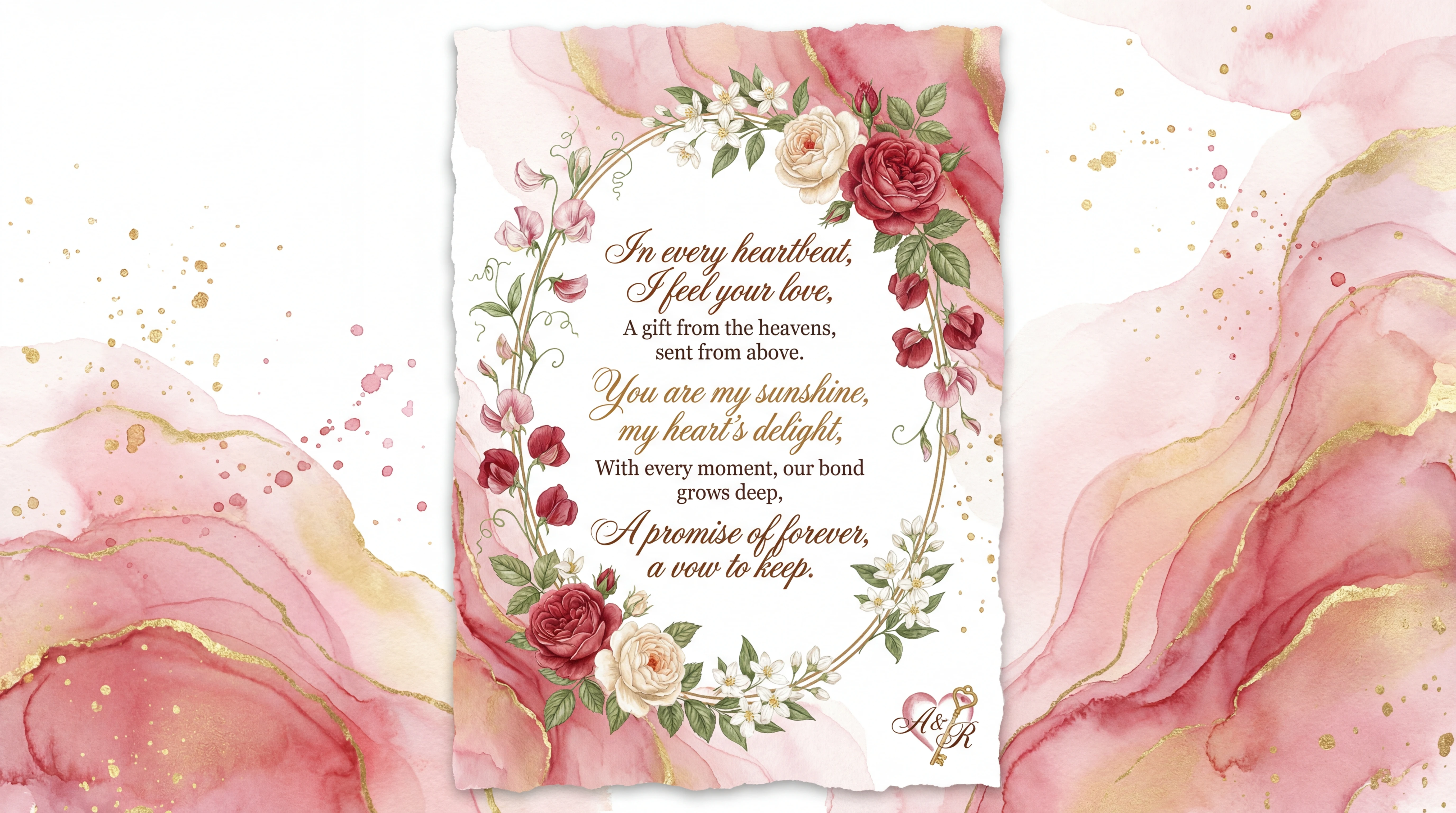 Valentine's Day card message for my sweetheart