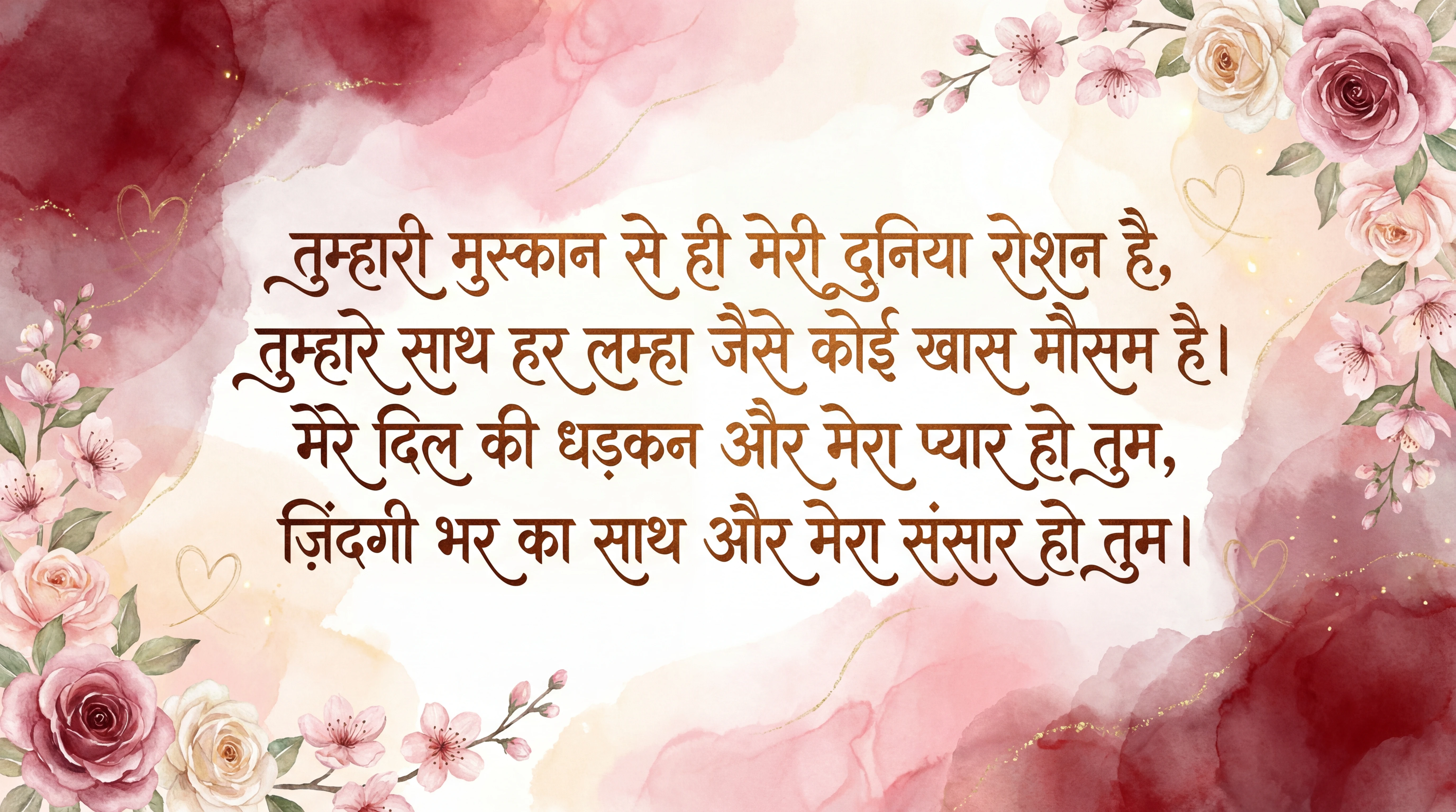 वेलेंटाइन डे पर अपने प्यार के लिए शुभकामनाएं