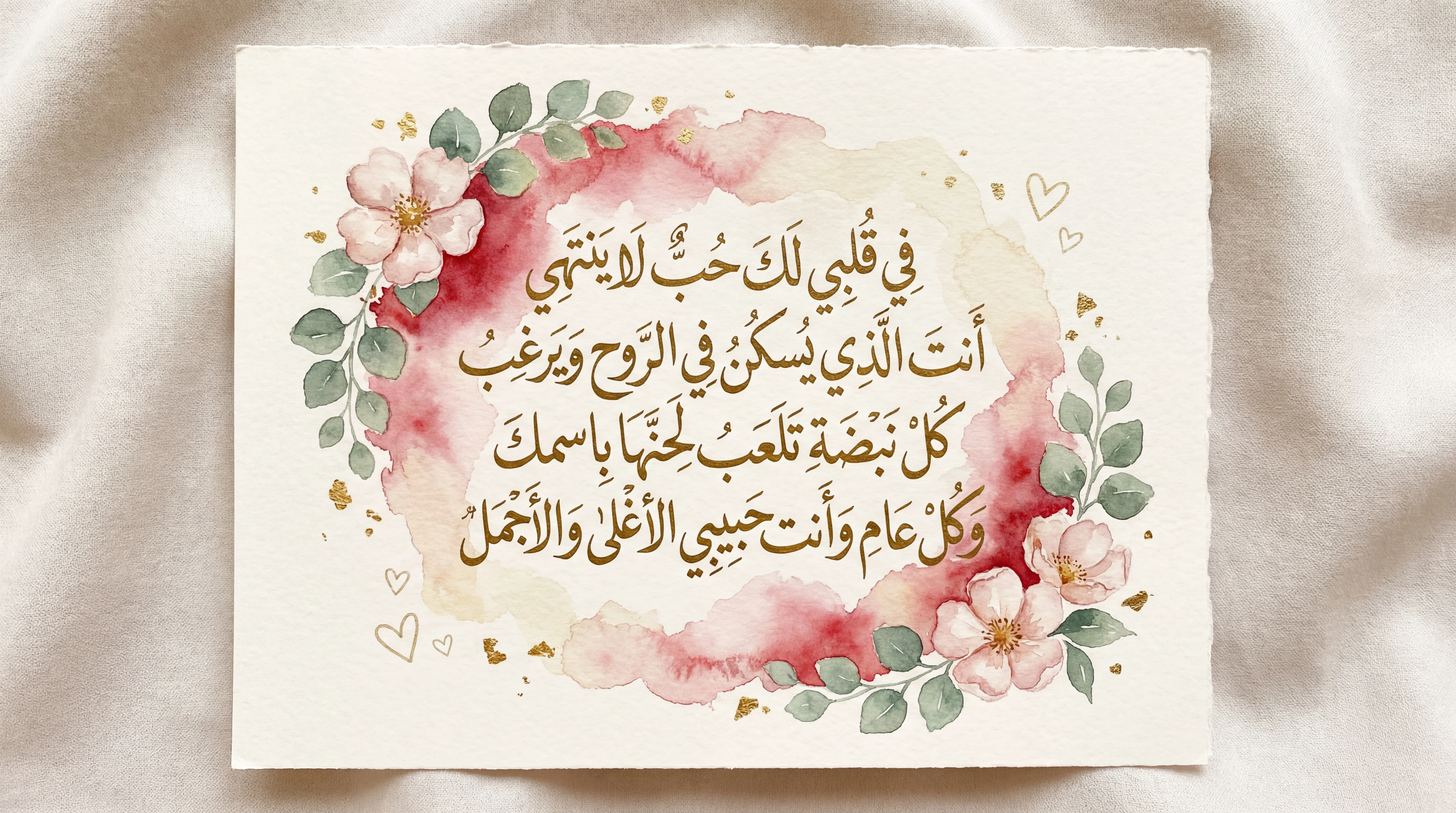 بطاقة عيد الحب للحبيب