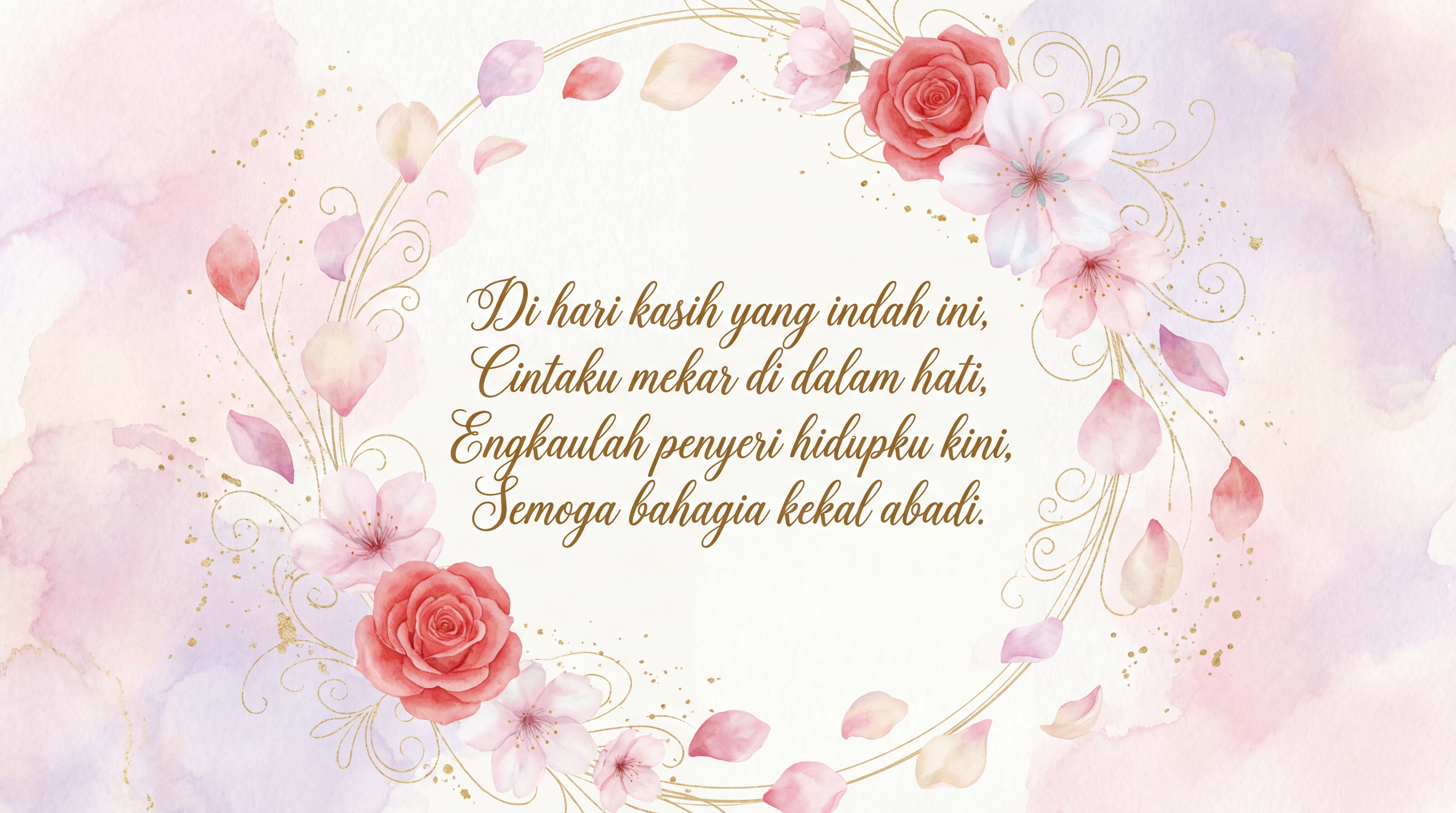 Ucapan Hari Kekasih untuk orang tersayang