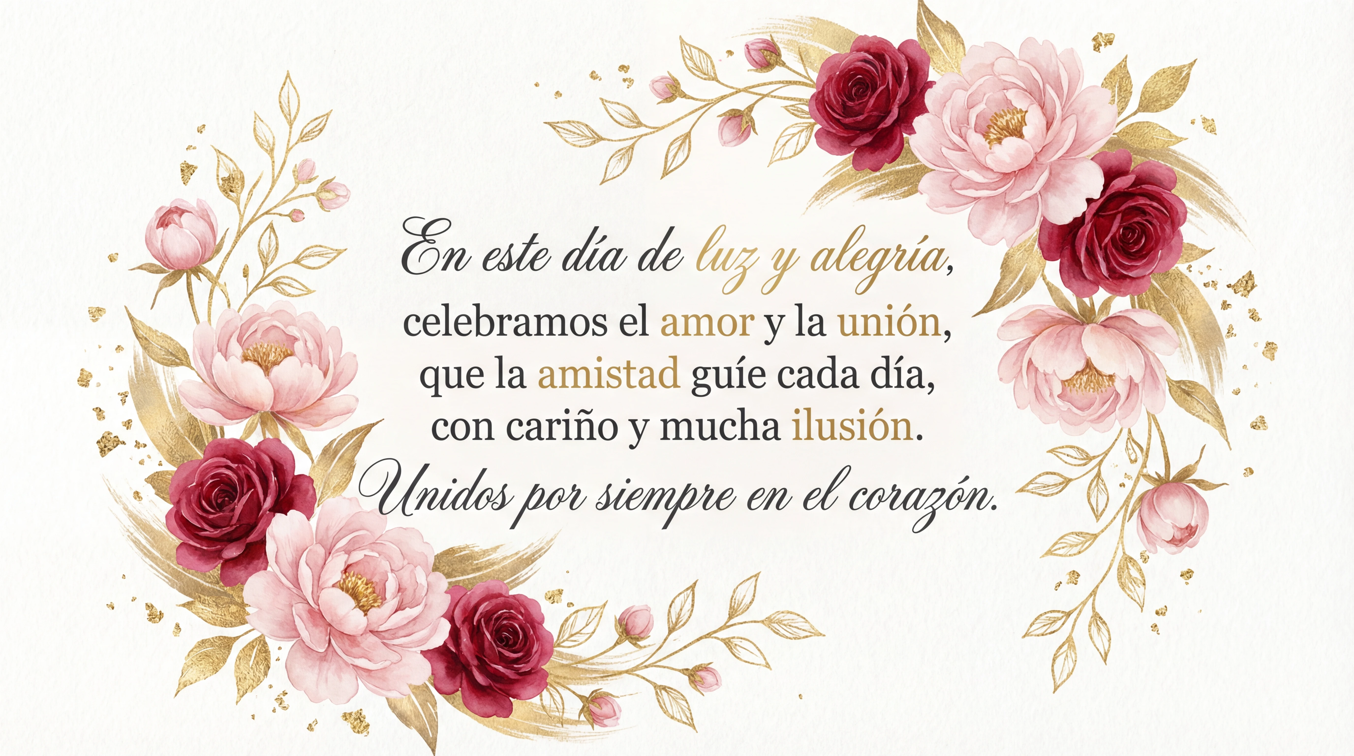 Tarjeta para el Día del Amor y la Amistad