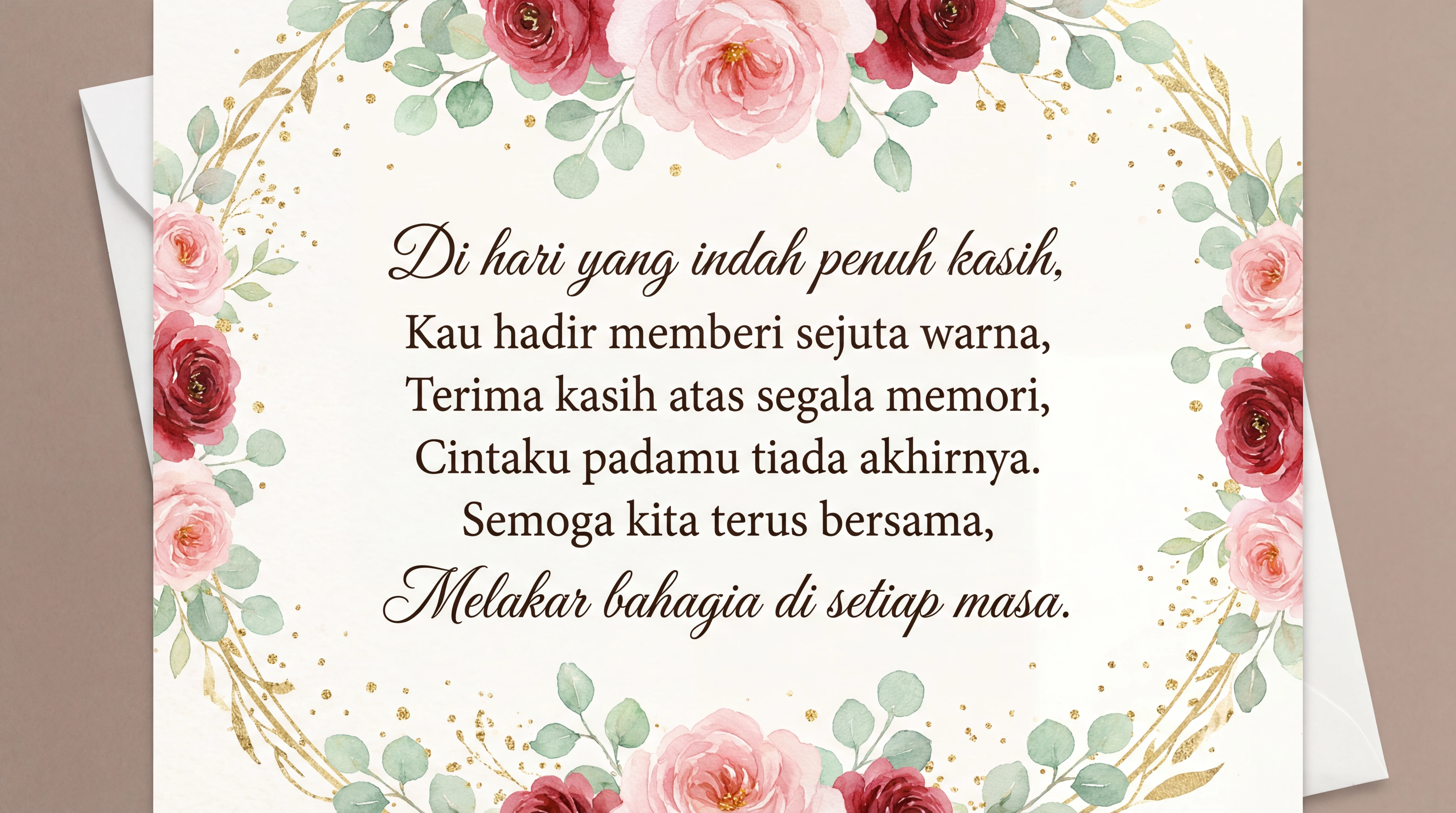 Ucapan Hari Kekasih untuk yang tersayang