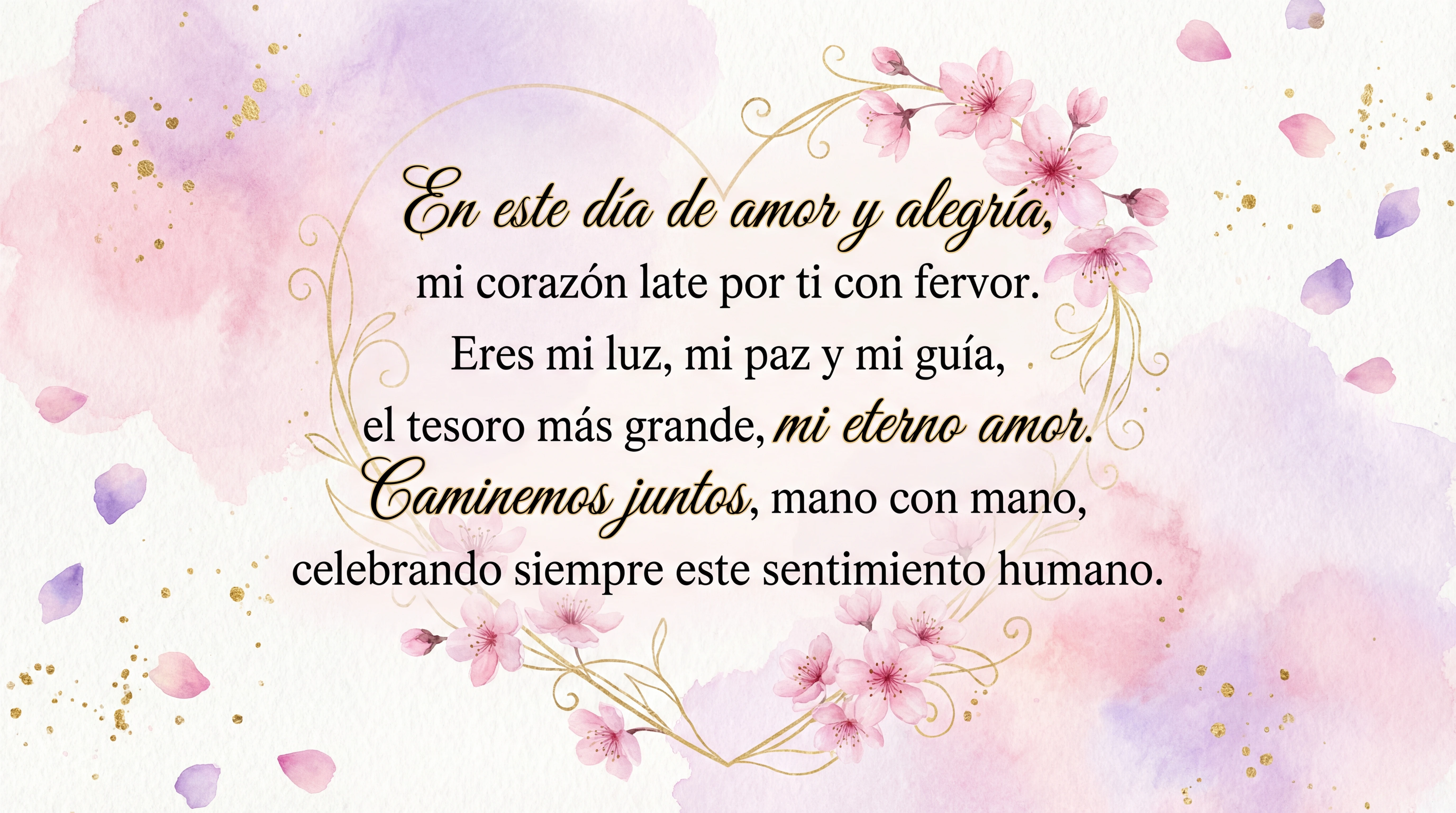 Tarjeta para mi pareja por el Día del Amor y la Amistad