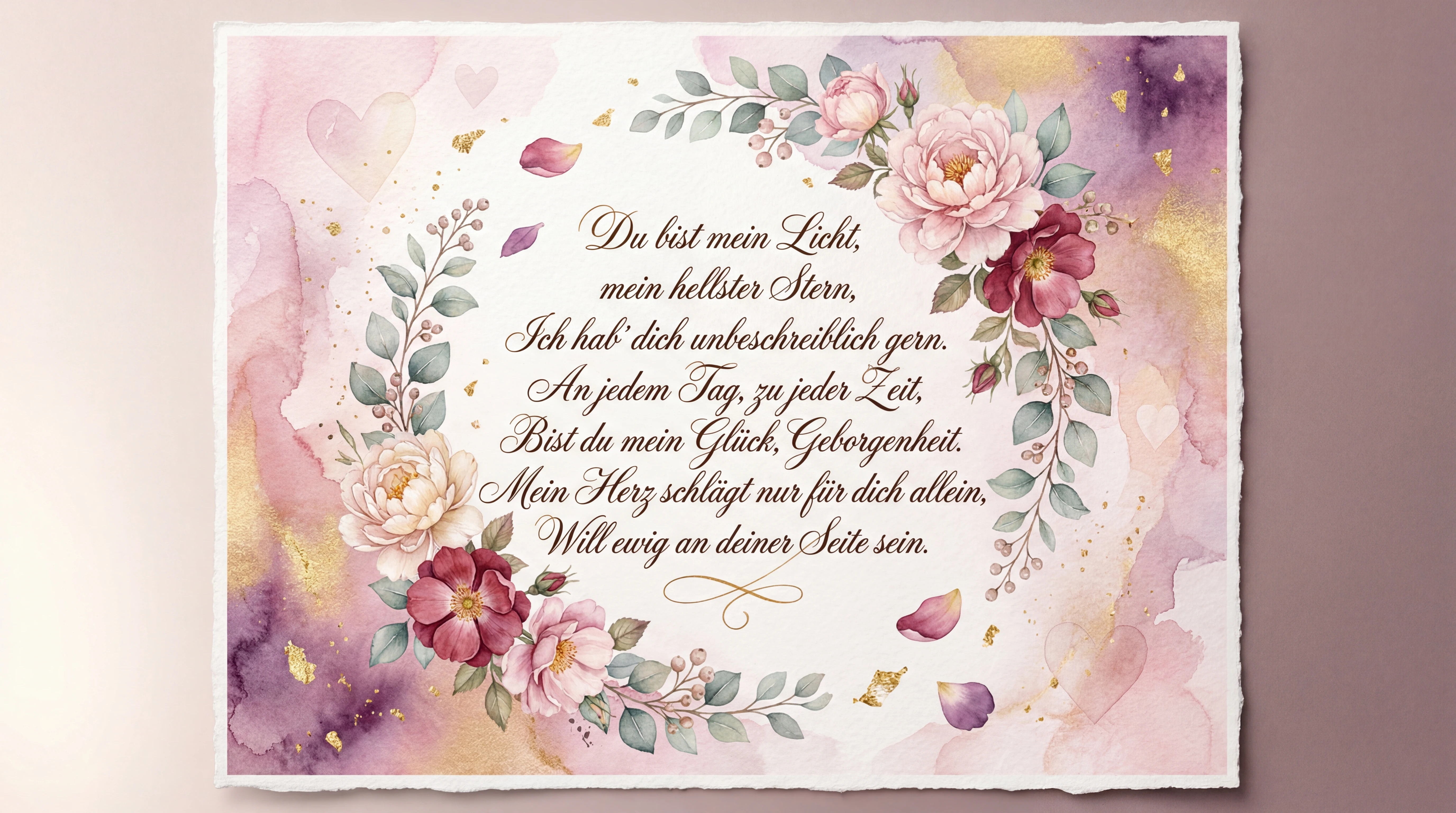 Valentinstagsgruß für meine Liebste