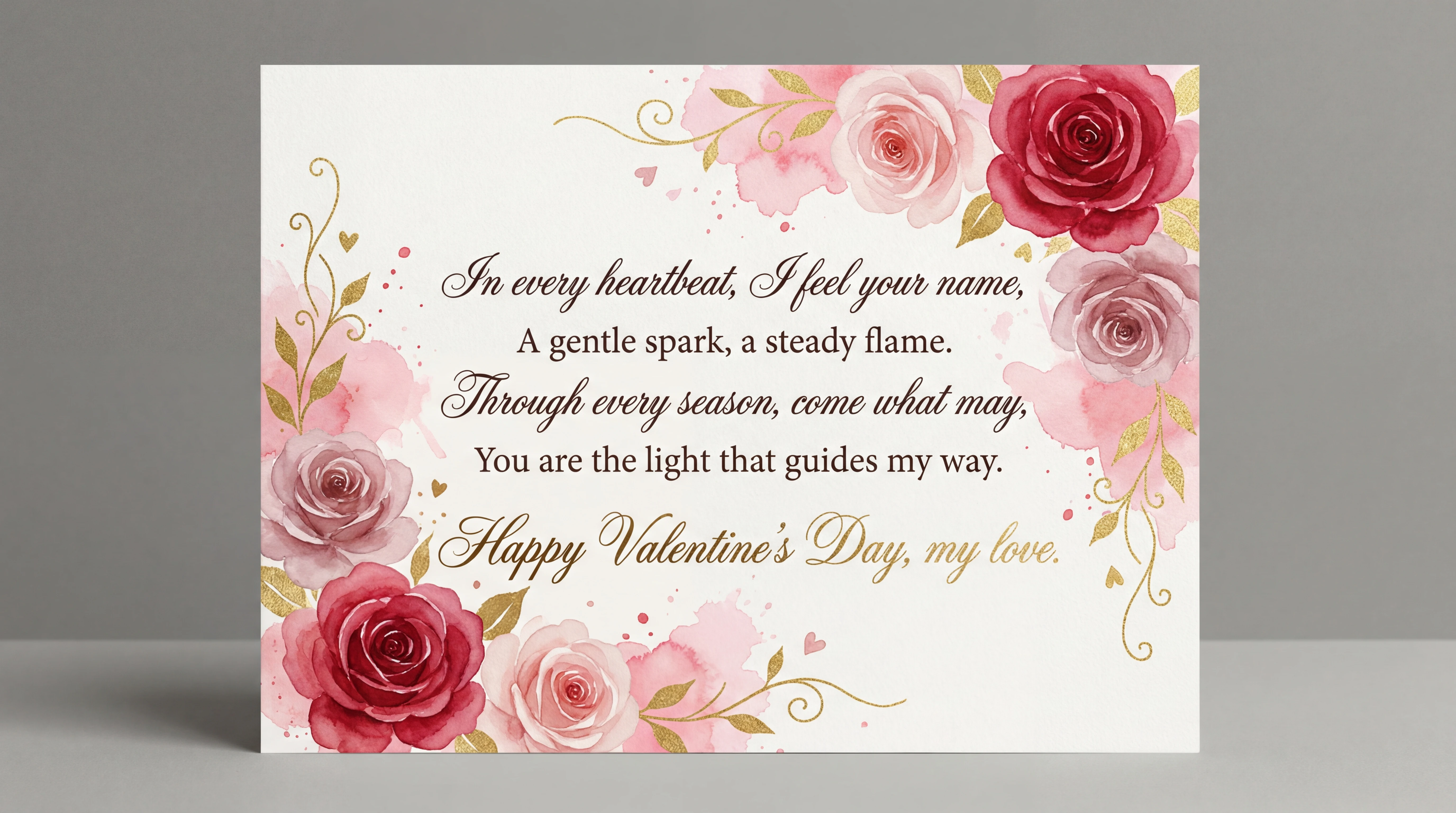 Valentine's Day card for a loved one