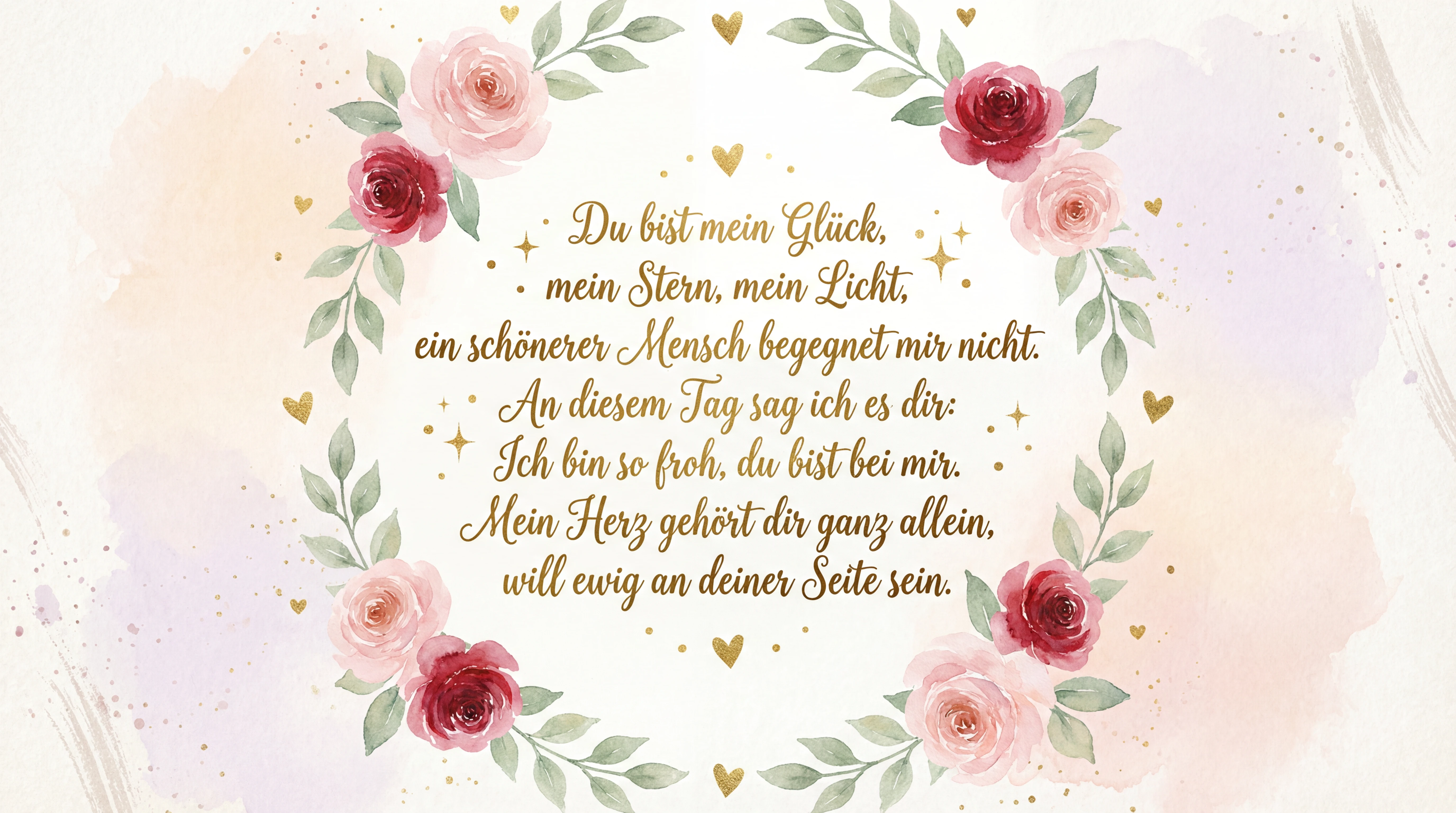 Valentinstag: Romantische Grüße für meinen Schatz