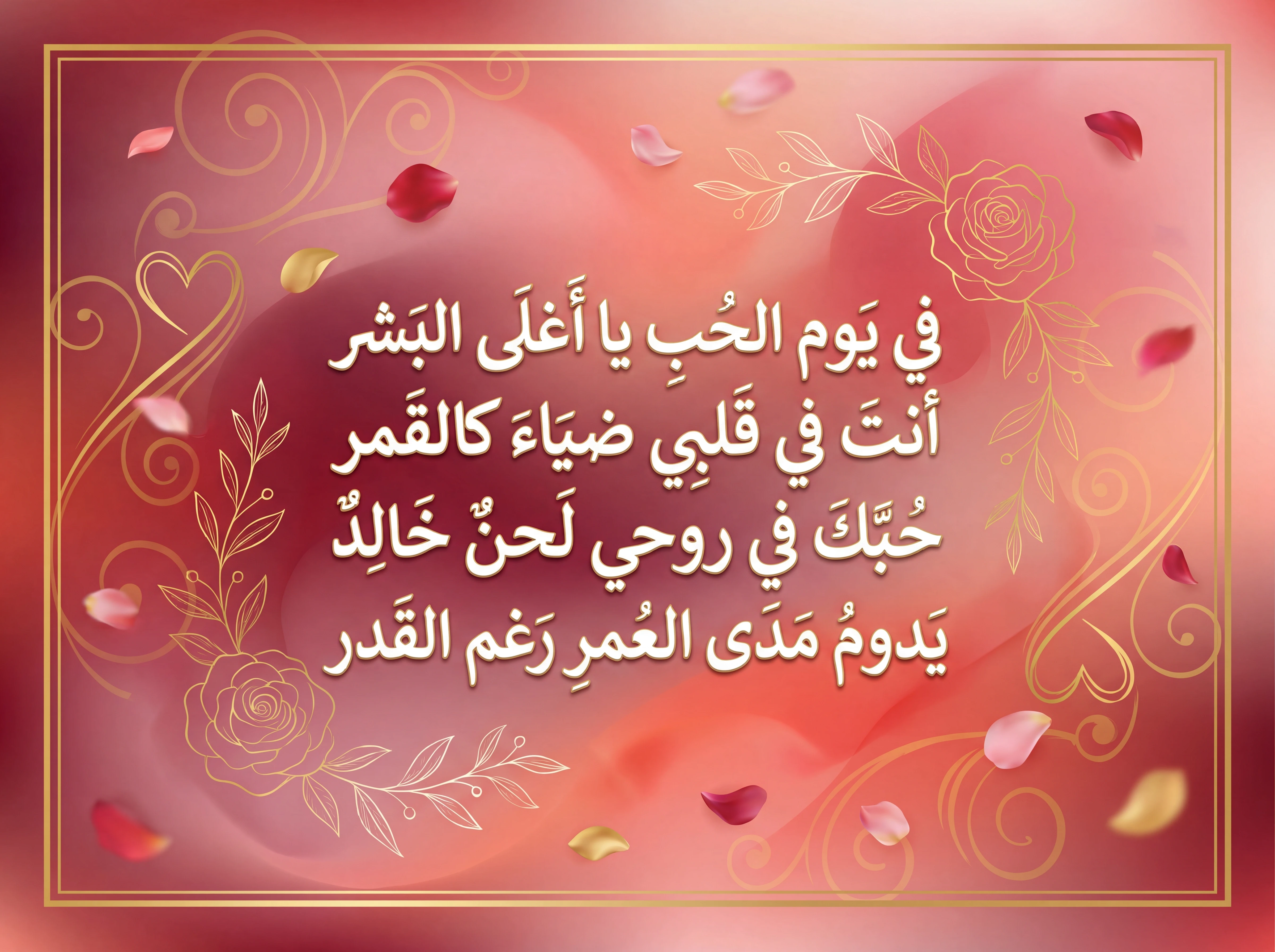 تهنئة عيد الحب للحبيب