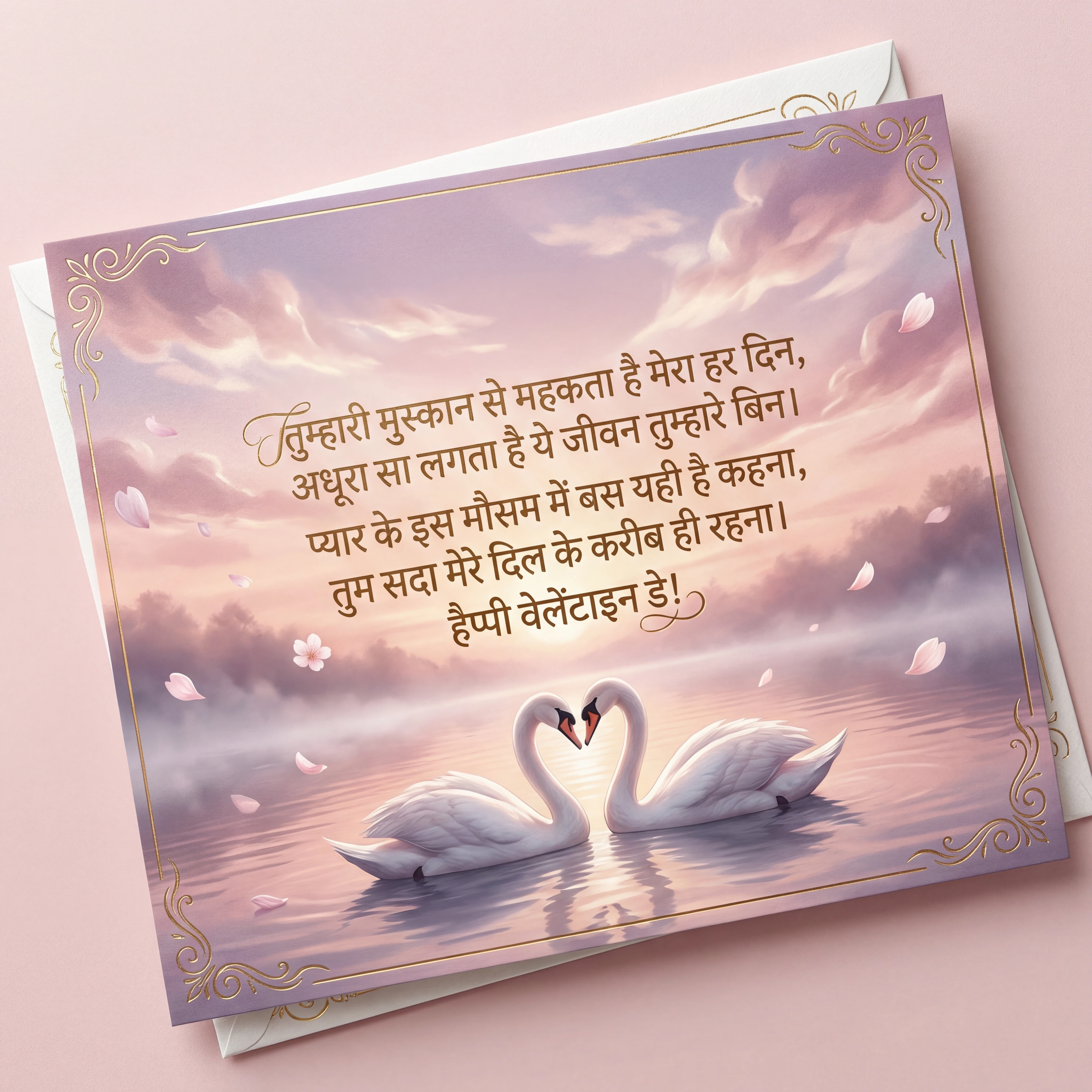 वेलेंटाइन डे पर अपने प्यार के लिए बधाई