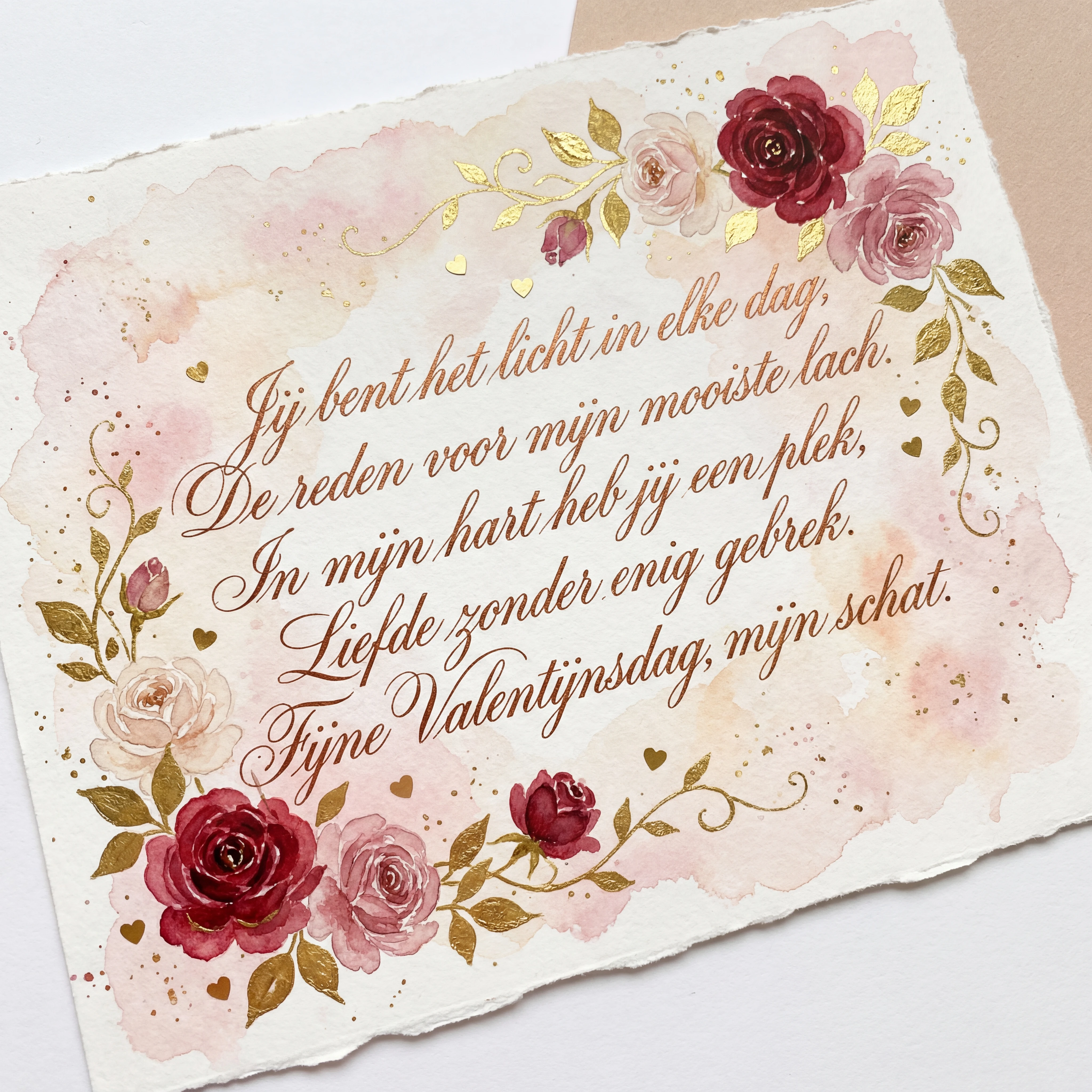 Valentijnskaartje voor mijn liefste