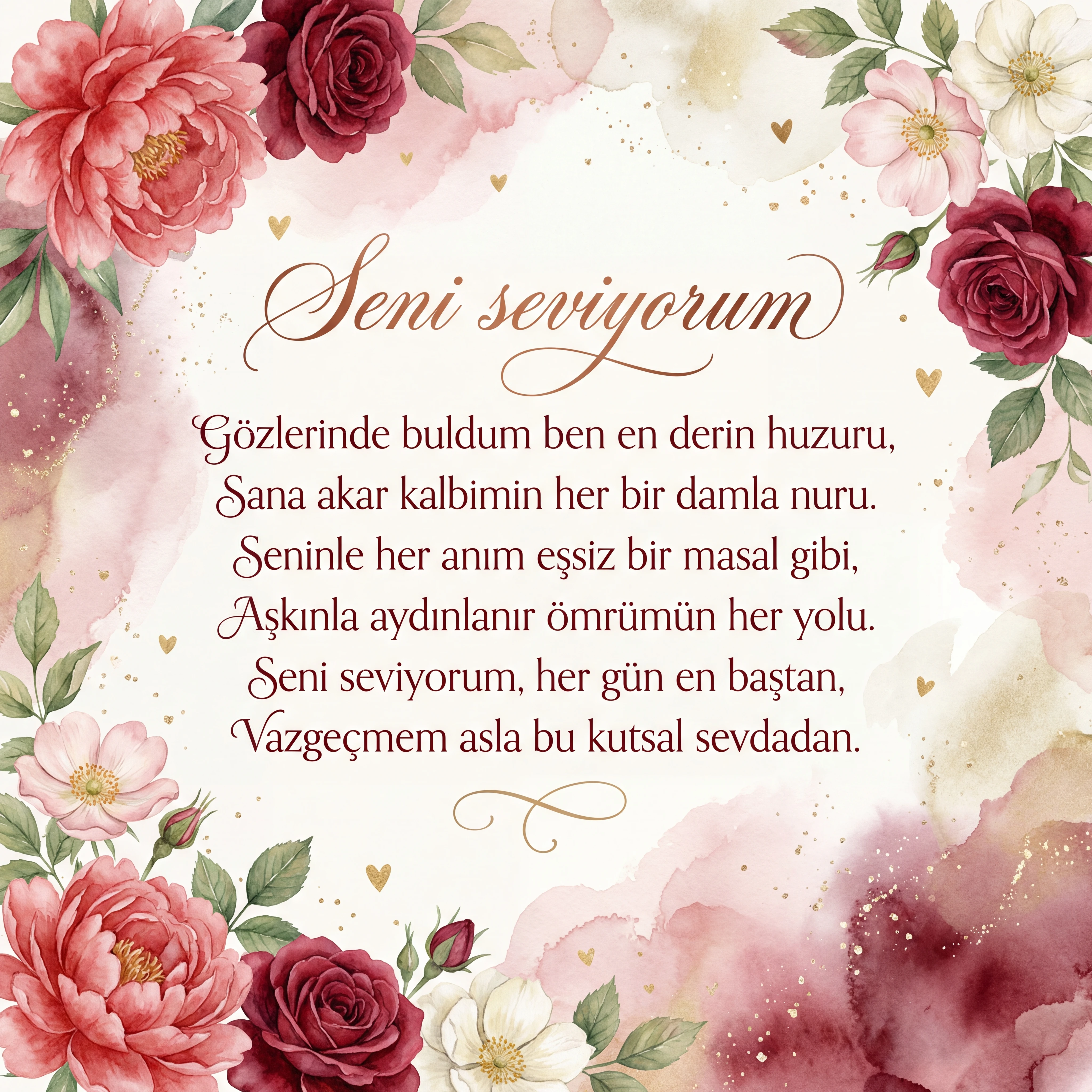 Sevgililer Günü için sevgilime içten mesaj