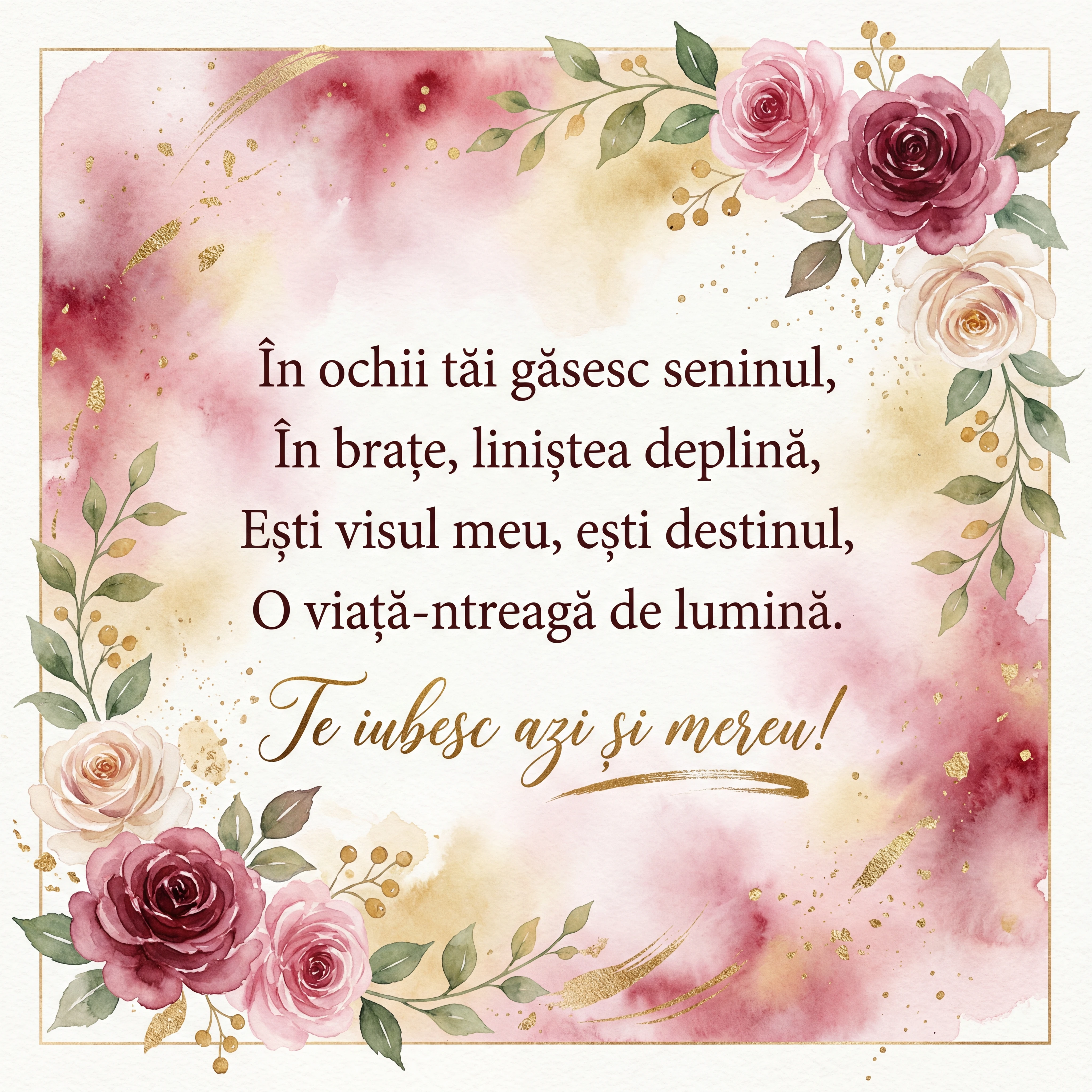 Felicitare de Ziua Îndrăgostiților pentru iubită