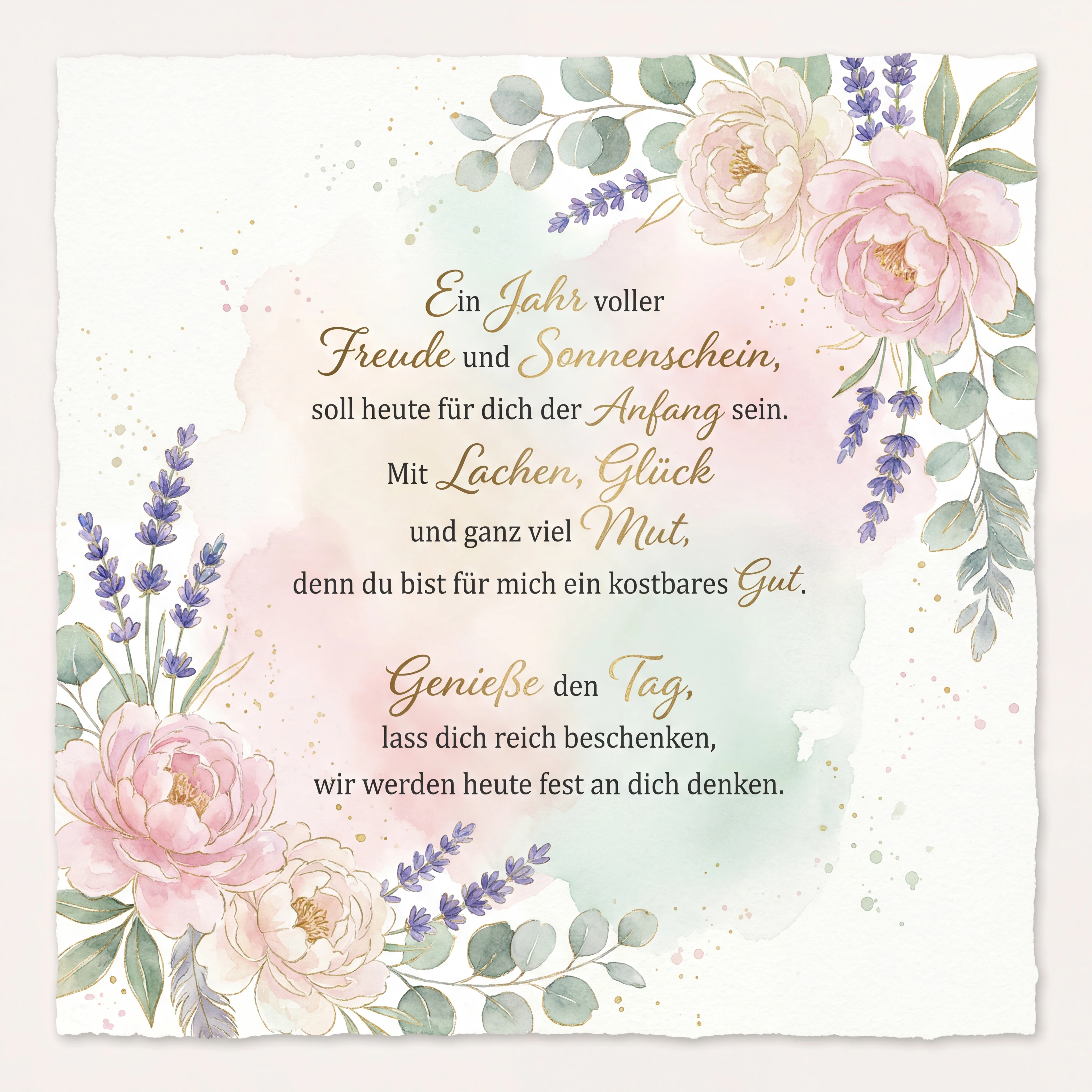 Alles Gute zum Geburtstag für eine liebe Freundin