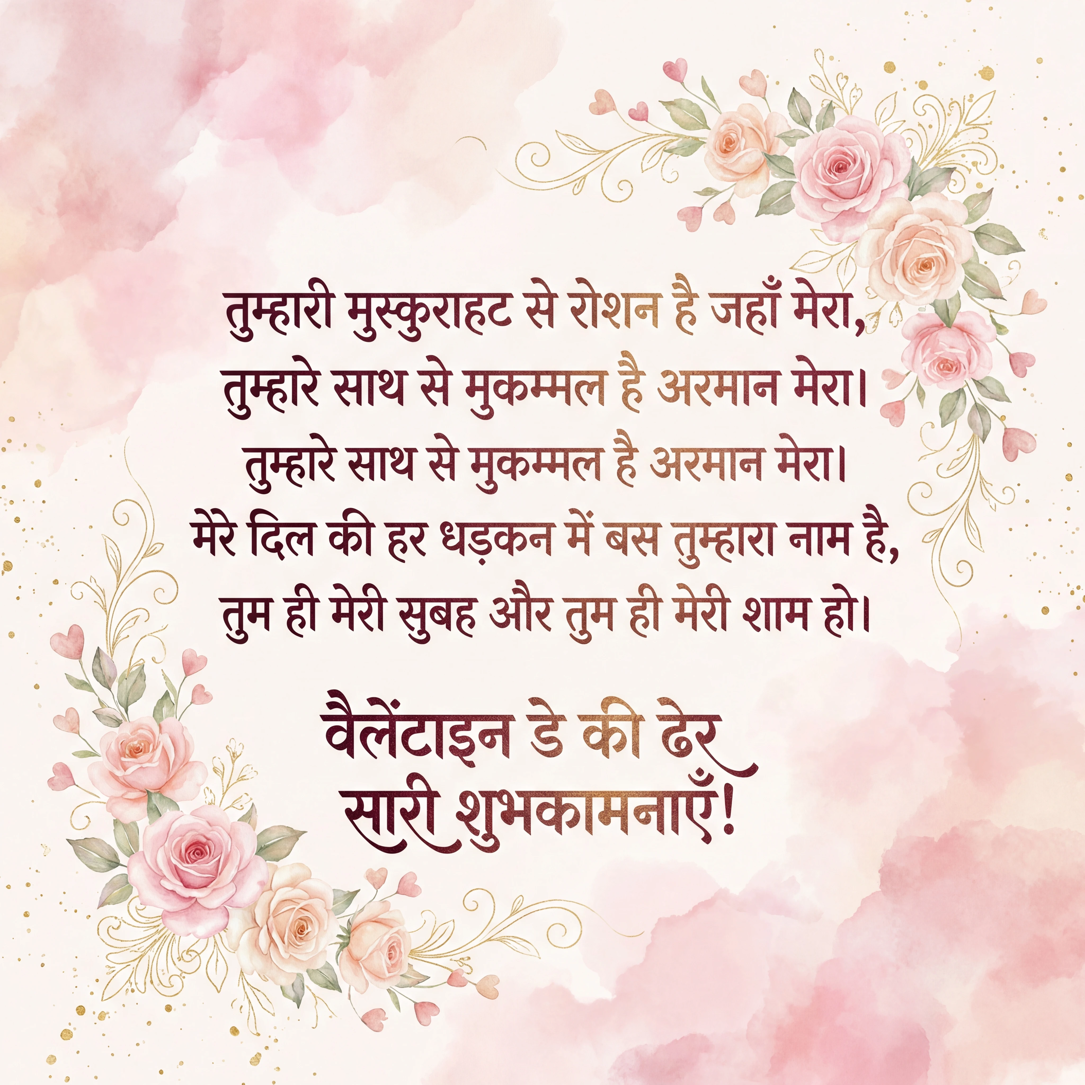 प्रेमी के लिए वैलेंटाइन डे शुभकामनाएँ