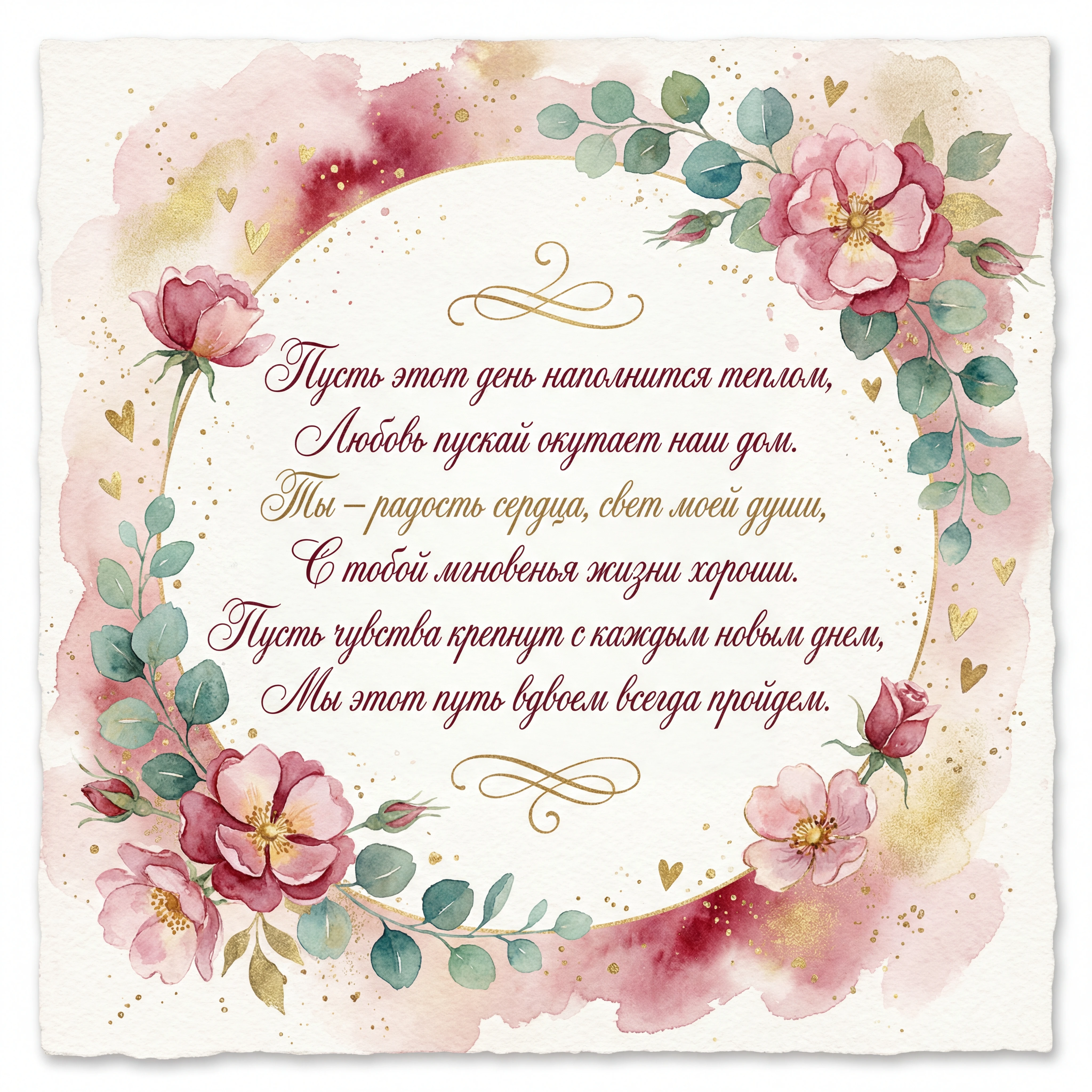 поздравление с Днем святого Валентина для любимого человека