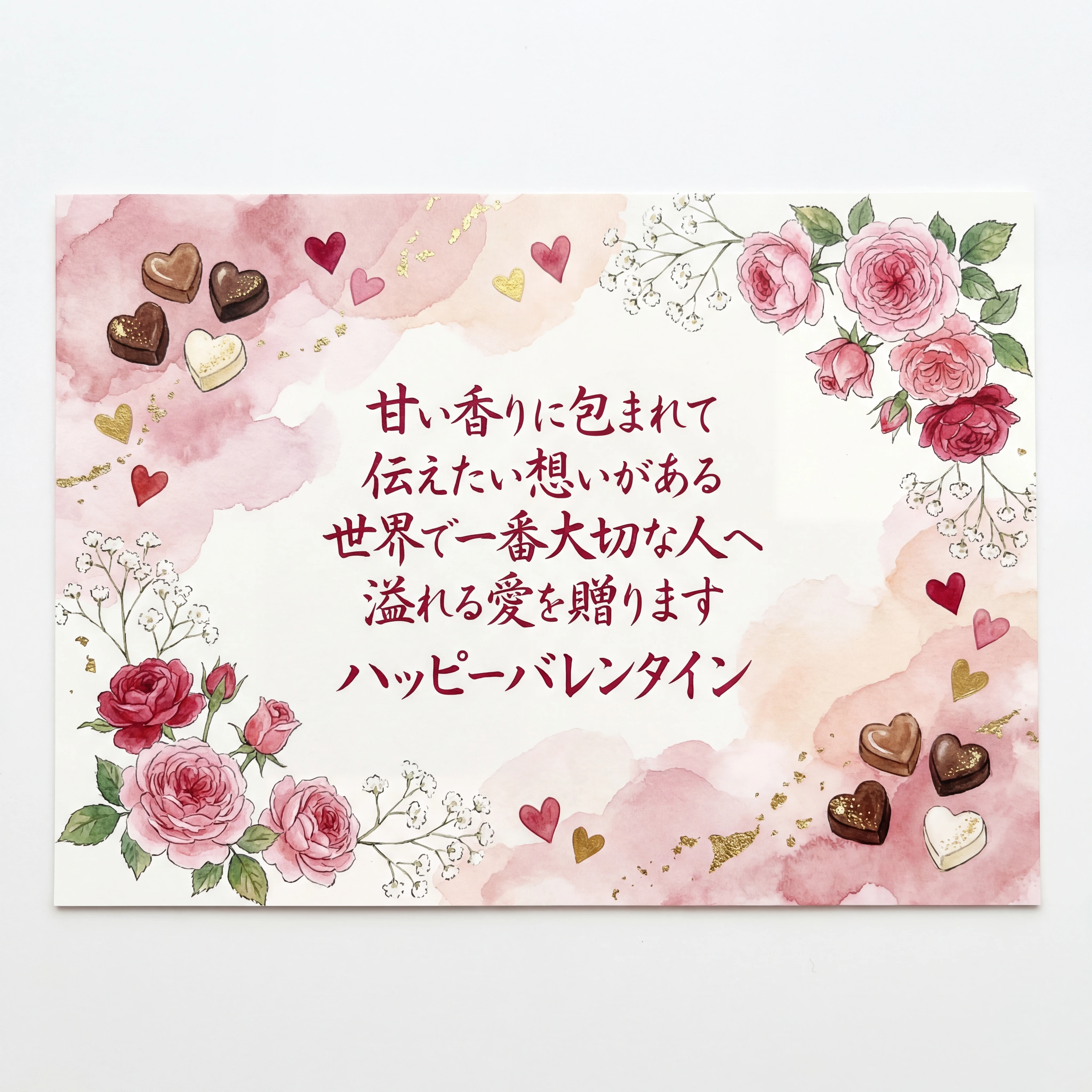 大好きな人へ贈るバレンタインメッセージ