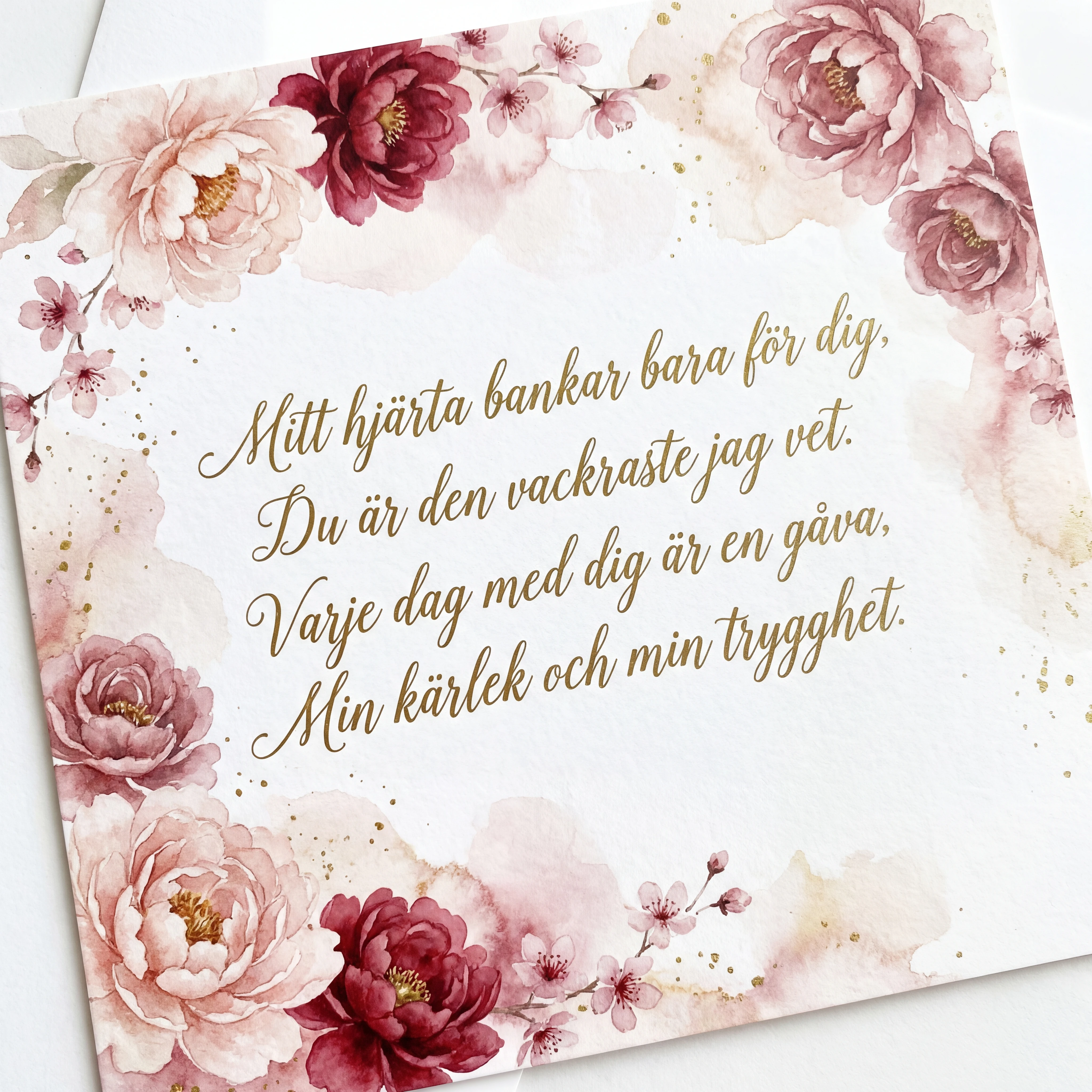 Alla hjärtans dag-kort till min älskling