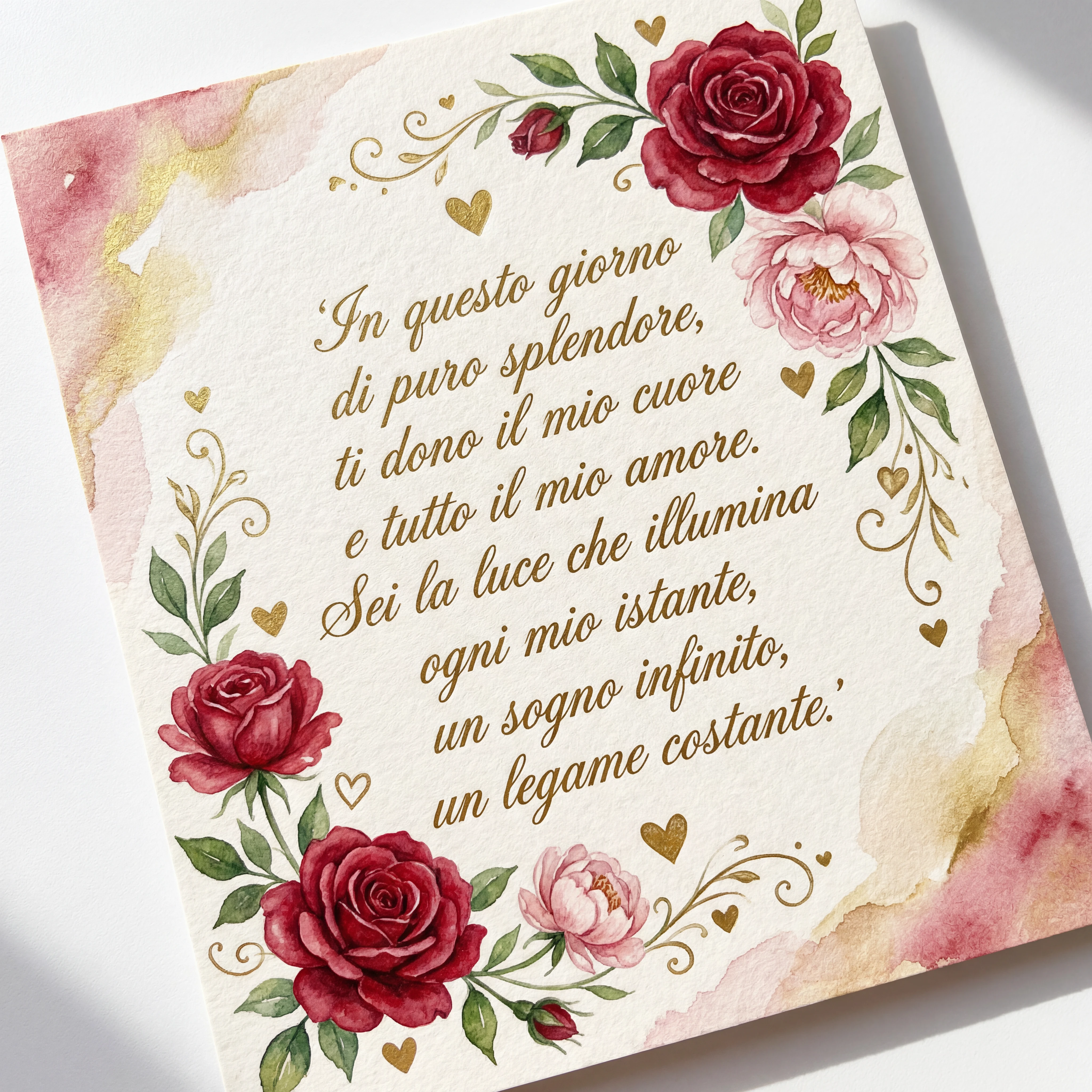 Messaggio d'amore per il mio amore a San Valentino