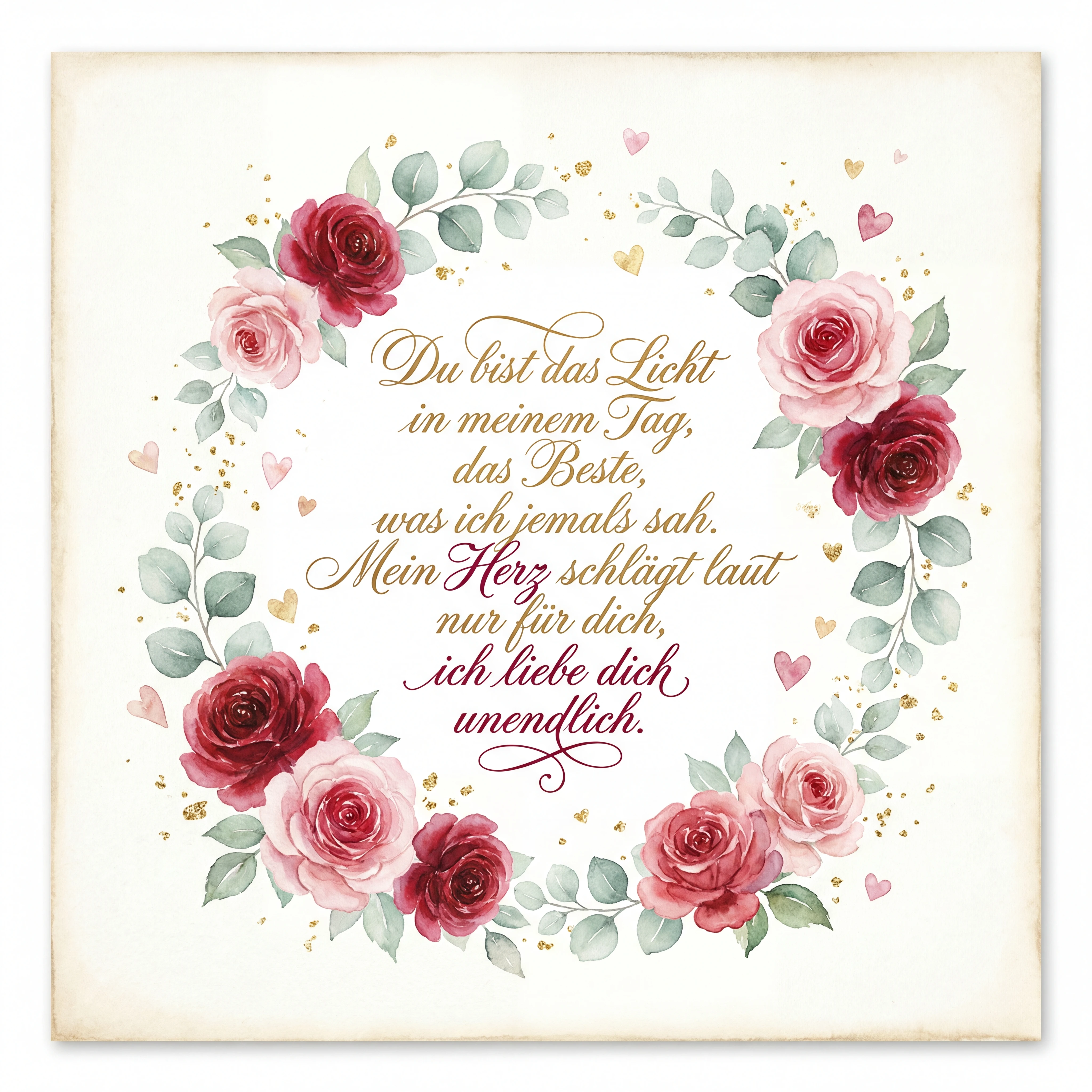 Kurzer Gruß für die Liebste zum Valentinstag